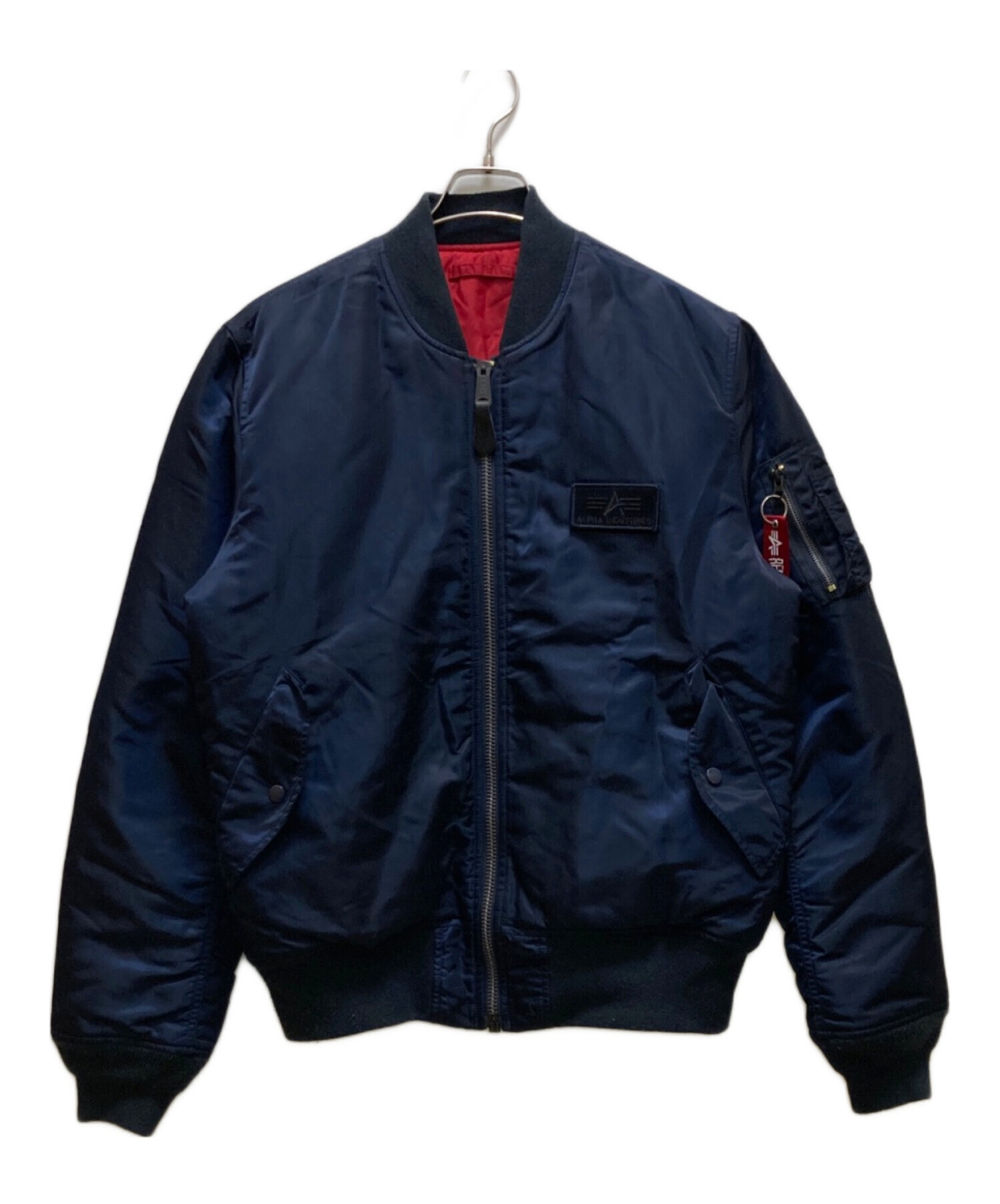 中古・古着通販】ALPHA (アルファ) フライトジャケット ネイビー