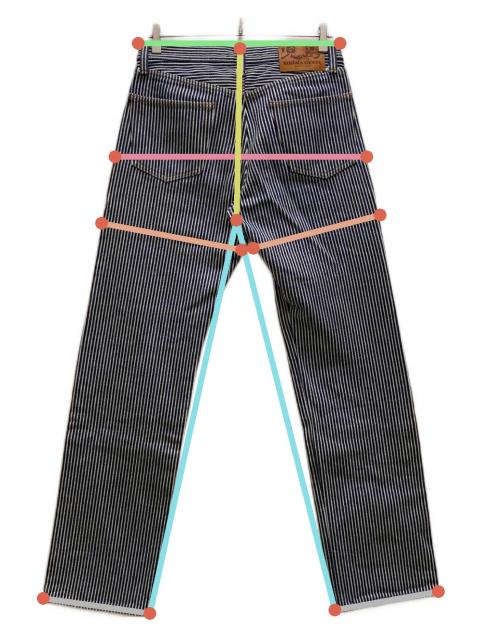【2000年前期中期頃】【当時〜完全再販】【激レア】 ビジョン サイコスティック 中古・古着通販】KOJIMA GENES (コジマジーンズ) 21oz ヒッコリー