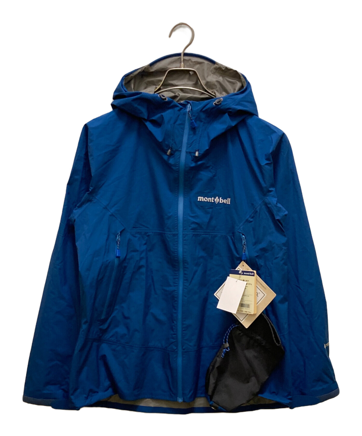 mont-bell レイントレッカージャケット　収納袋付き　00s ブルー　L 中古・古着通販】mont-bell (モンベル) レイントレッカー ジャケット