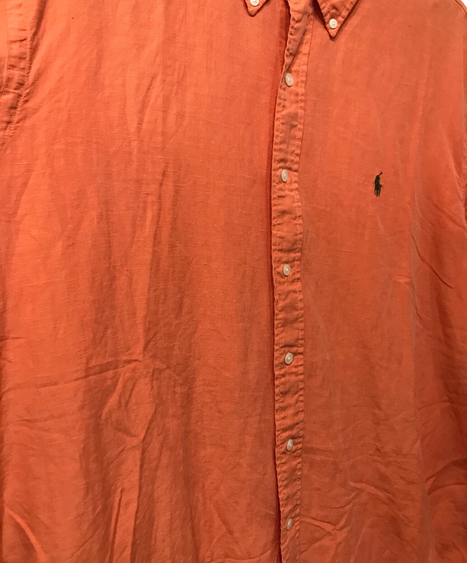 中古・古着通販】RALPH LAUREN (ラルフローレン) シルクリネン半袖