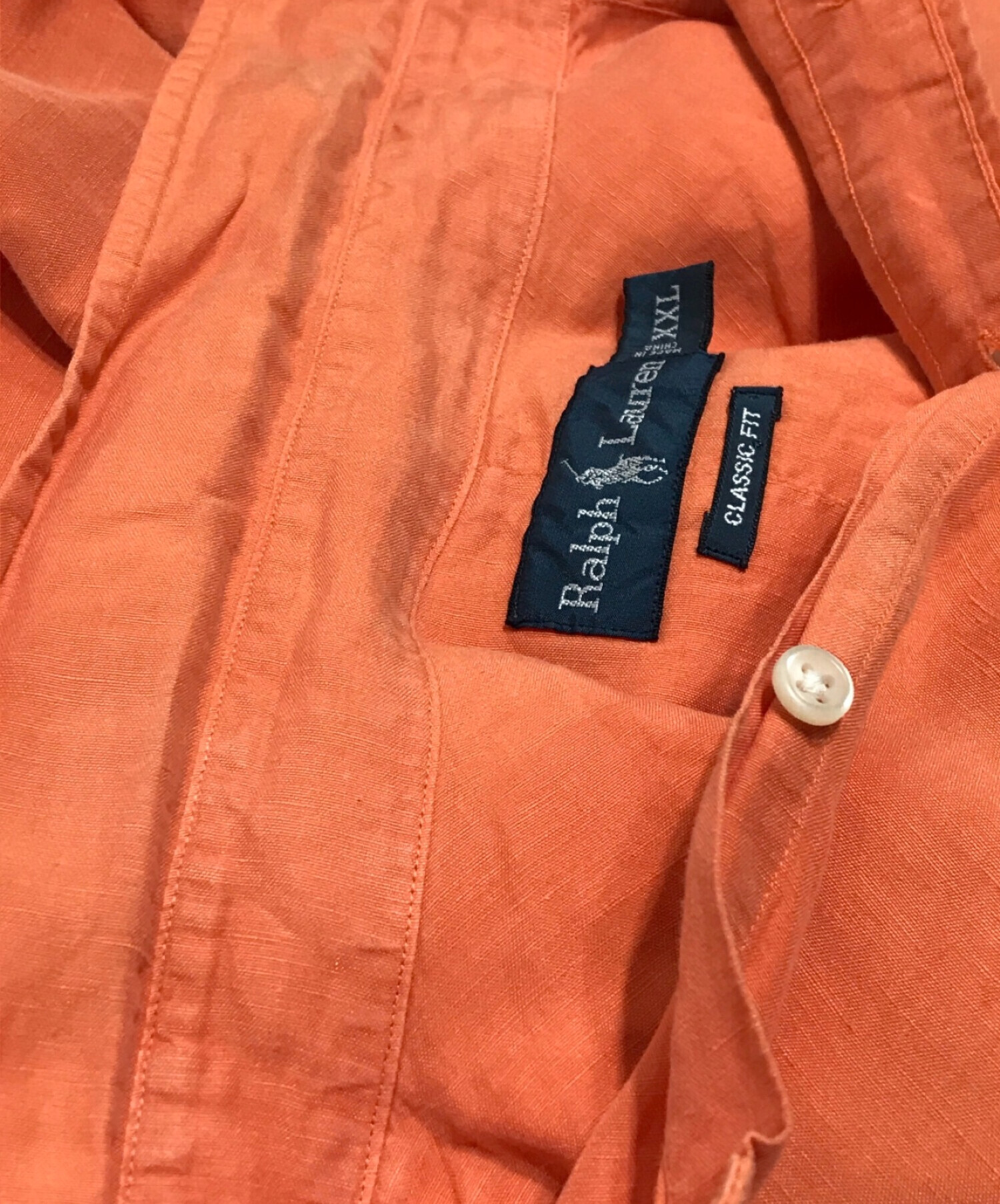 中古・古着通販】RALPH LAUREN (ラルフローレン) シルクリネン半袖