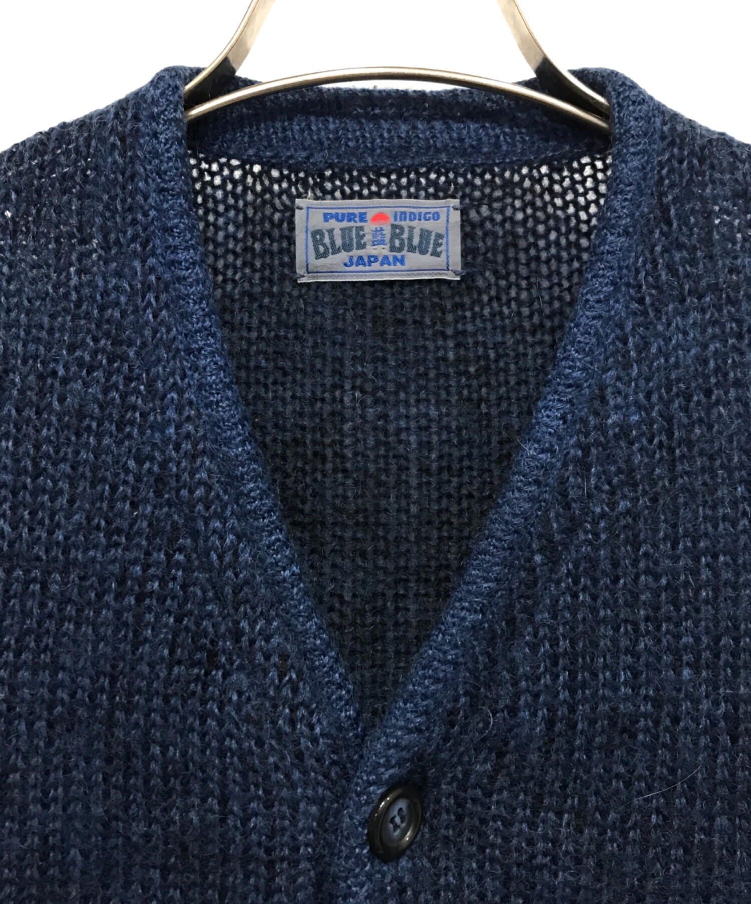 中古・古着通販】BLUE BLUE (ブルーブルー) モヘアカーディガン 