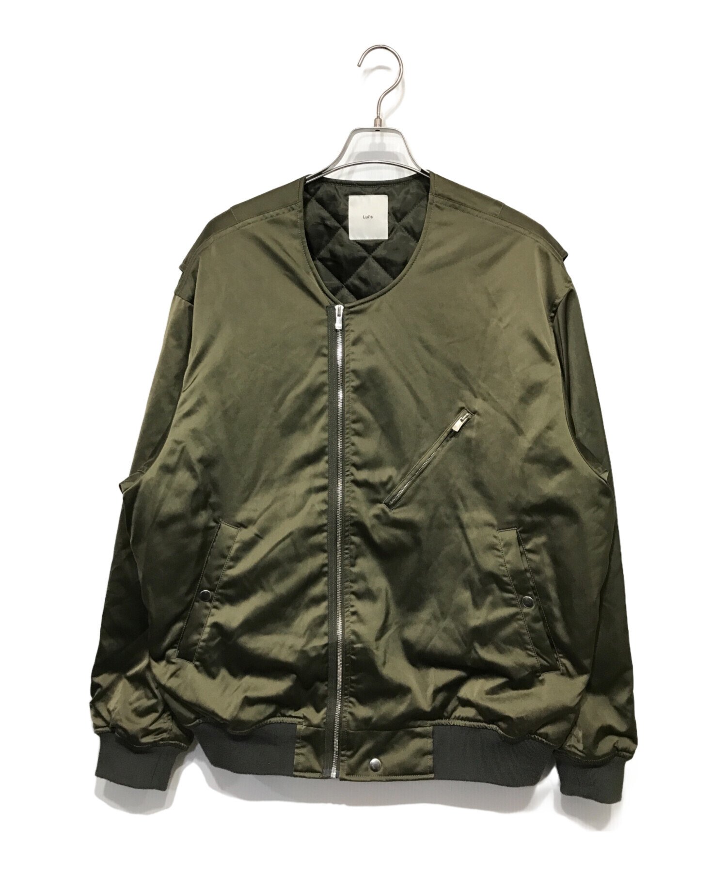 Lui's　オーバーサイズ ノーカラーMA-1 完売品 Lui's オーバーサイズ ノーカラーMA-1 完売品 - メルカリ