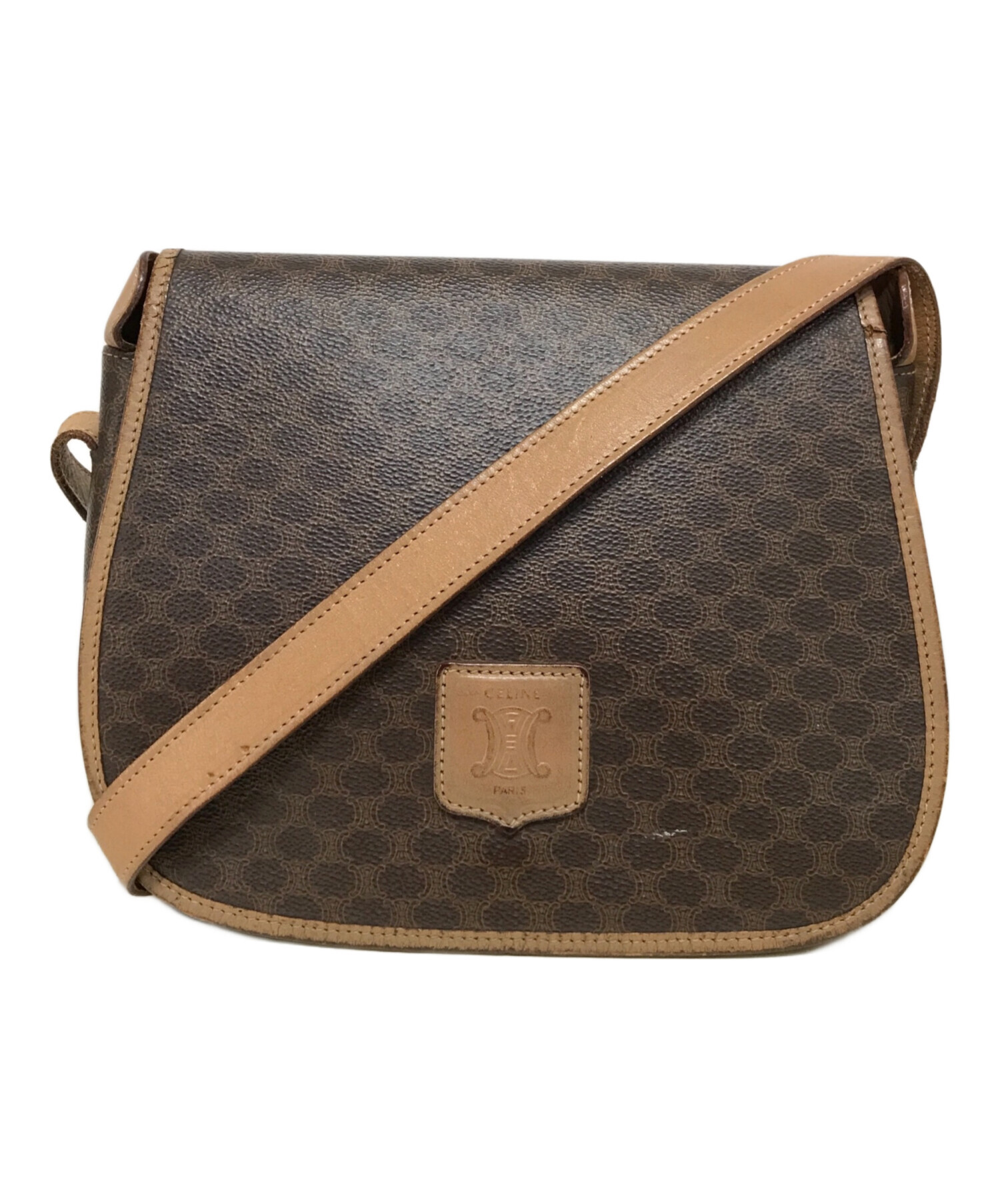 中古・古着通販】CELINE (セリーヌ) オールドマカダムショルダーバッグ 