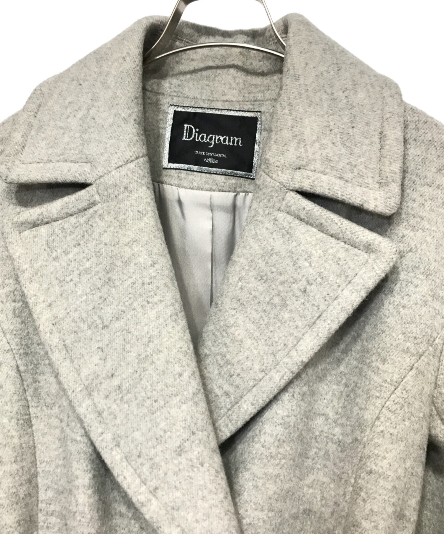 中古・古着通販】Diagram (ダイアグラム) ベルテッドガウンコート