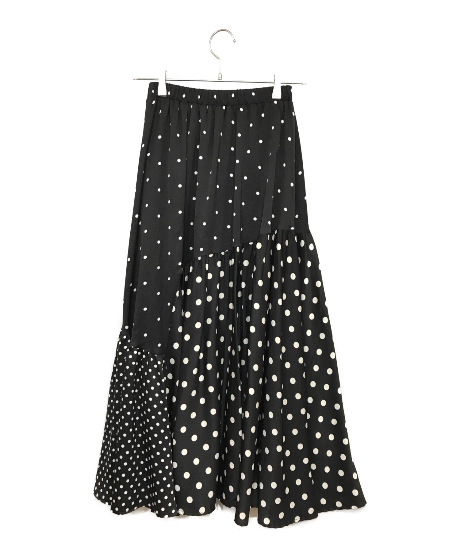 中古・古着通販】BEARDSLEY (ビアズリー) ドットパッチワークロング