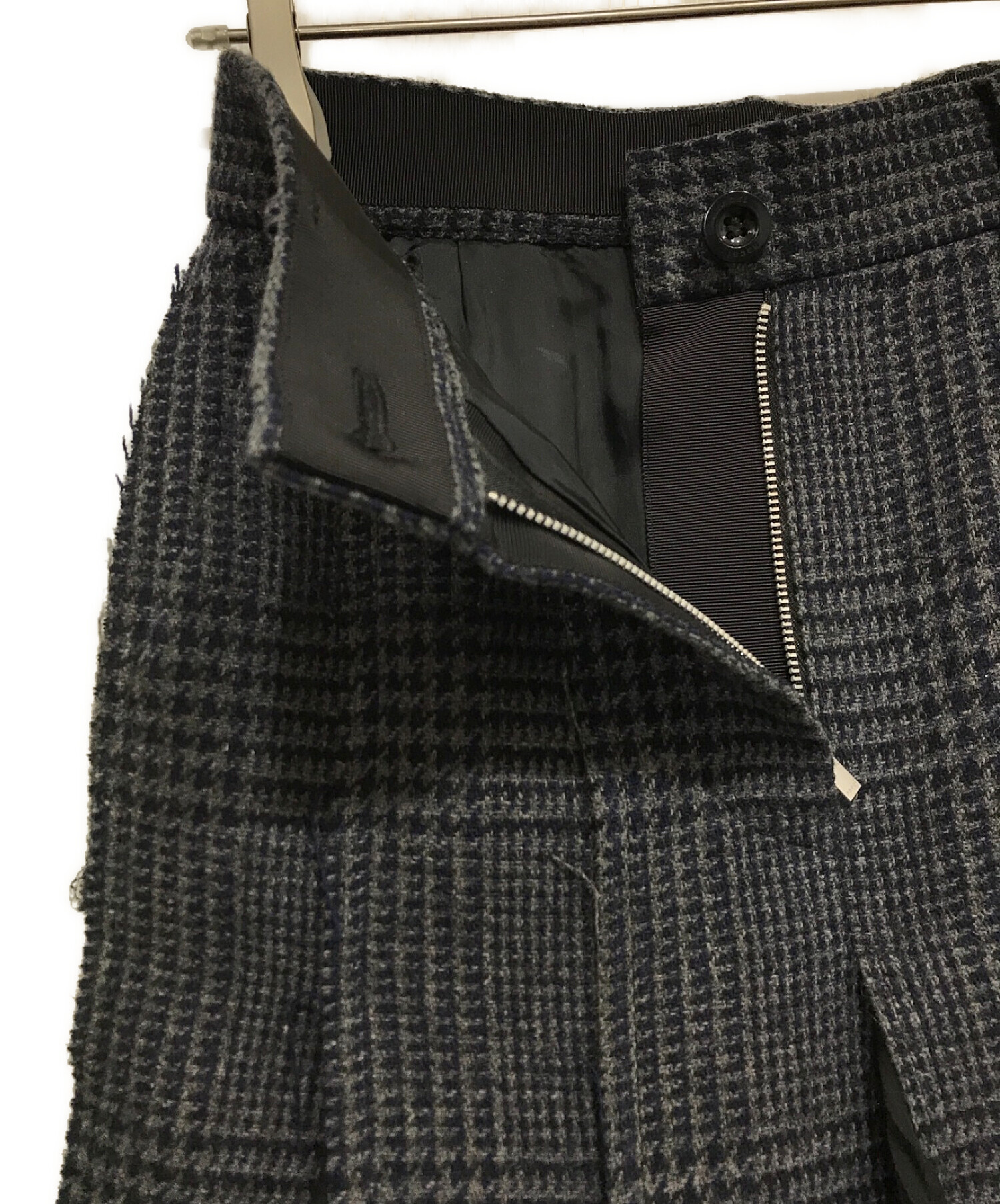 中古・古着通販】sacai (サカイ) グレンチェック プリーツ