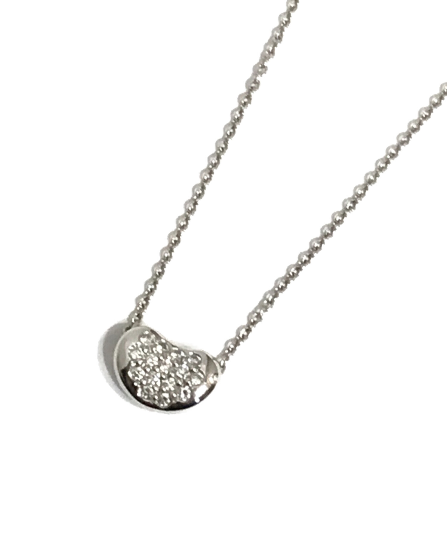 中古・古着通販】TIFFANY & Co. (ティファニー) Pt950 ダイヤビーンズ 