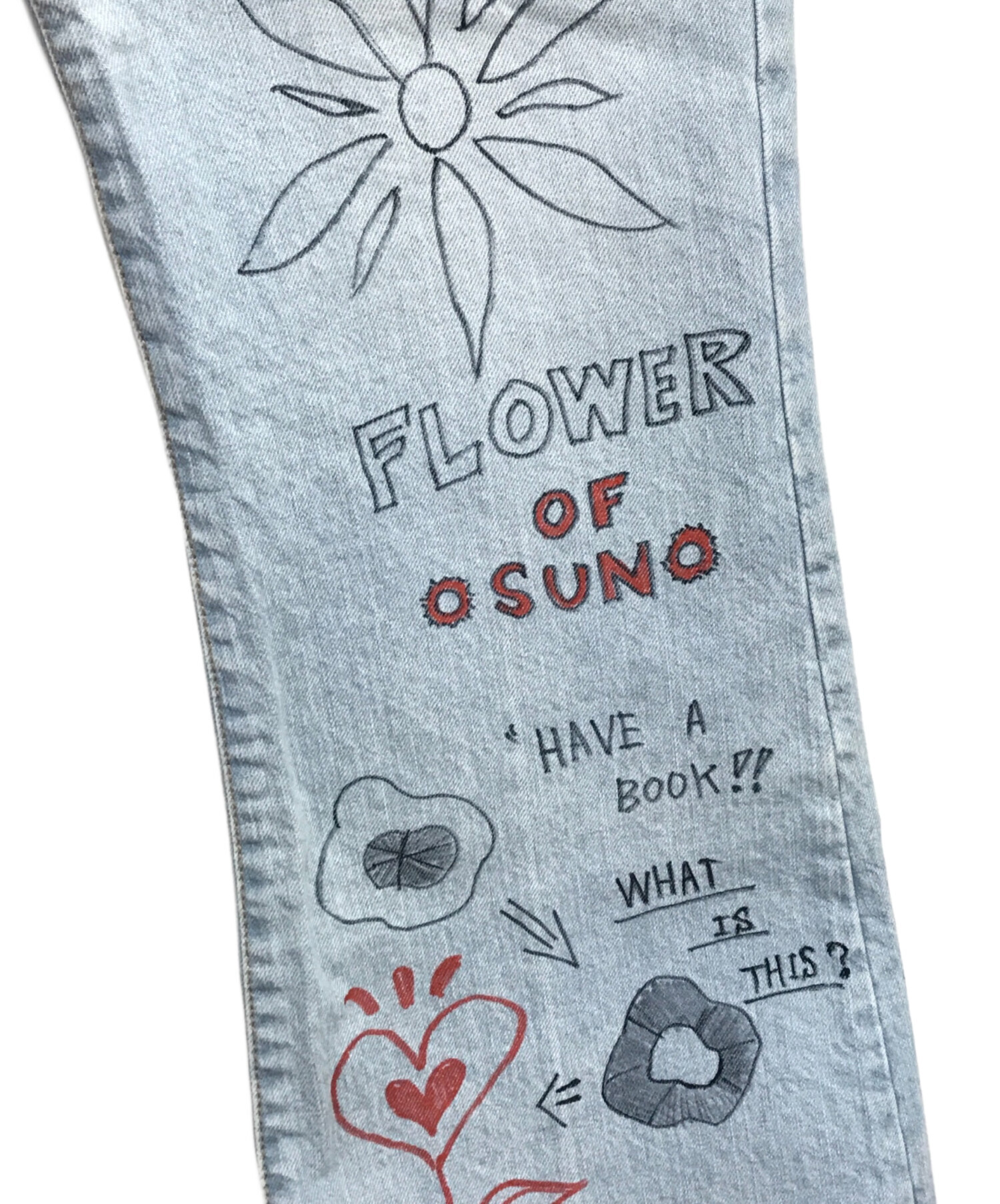 中古・古着通販】GEN IZAWA (ゲンイザワ) グラフティ フレア デニム