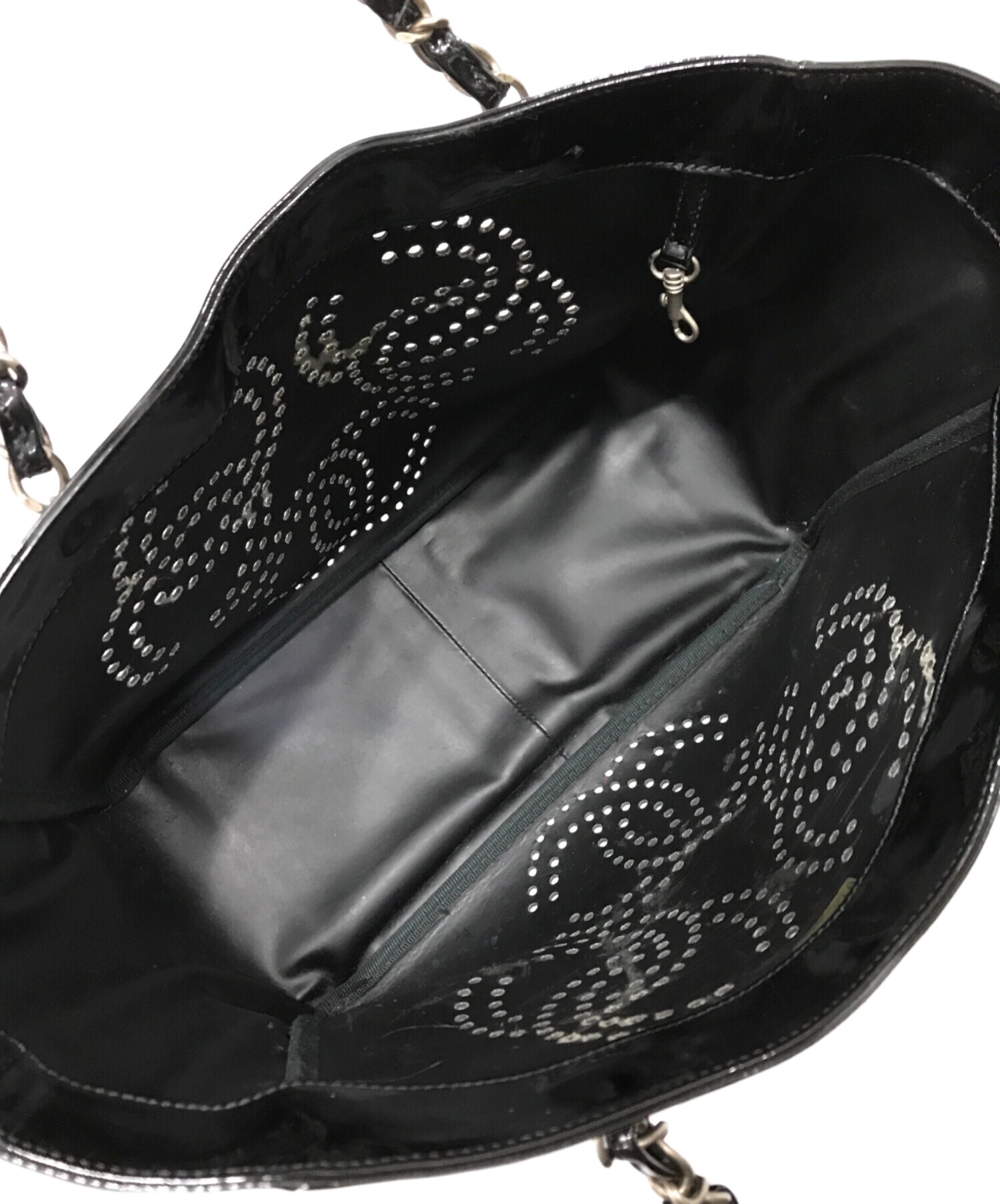 中古・古着通販】CHANEL (シャネル) トリプルココ パンチングトート 