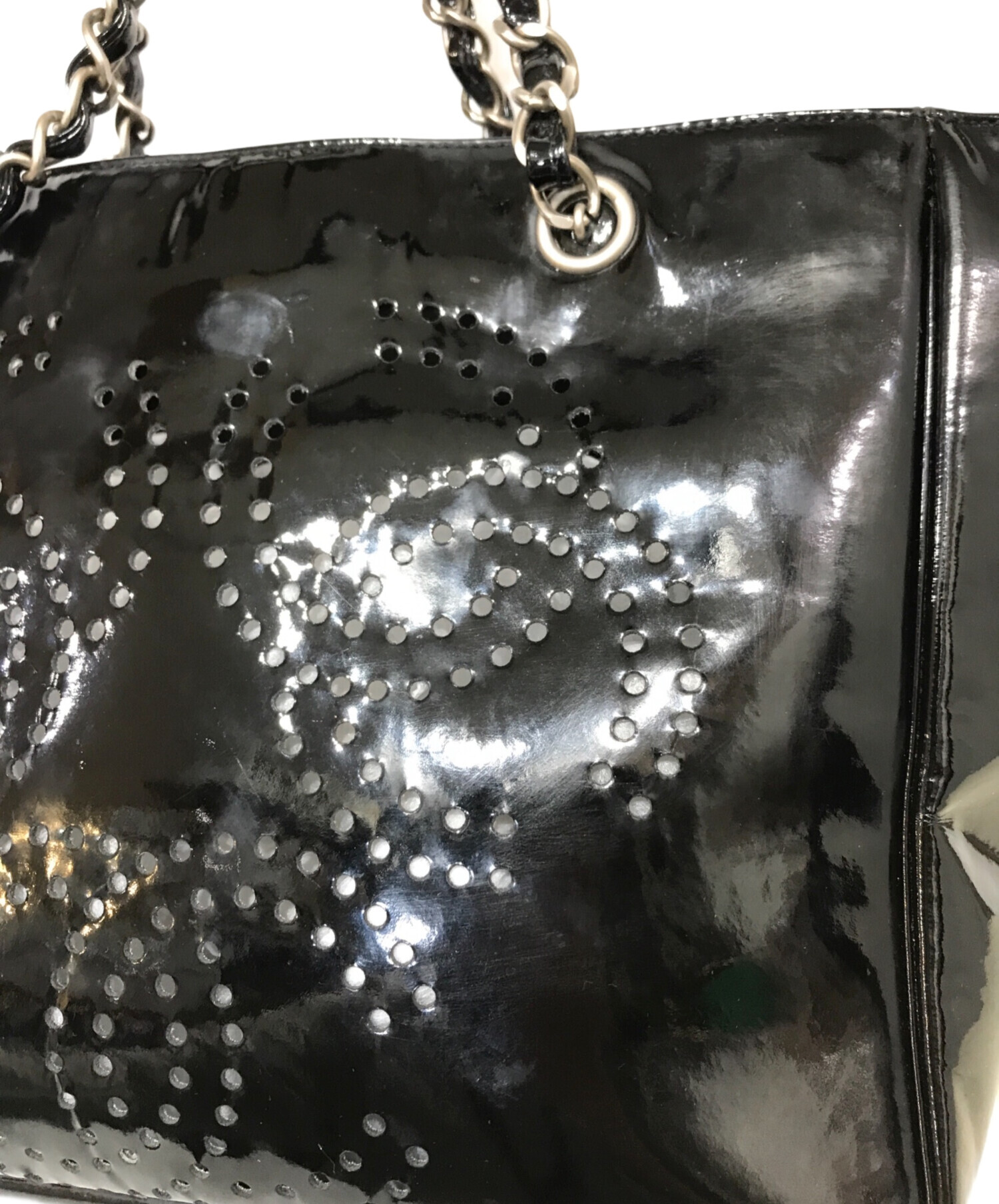 中古・古着通販】CHANEL (シャネル) トリプルココ パンチングトート 