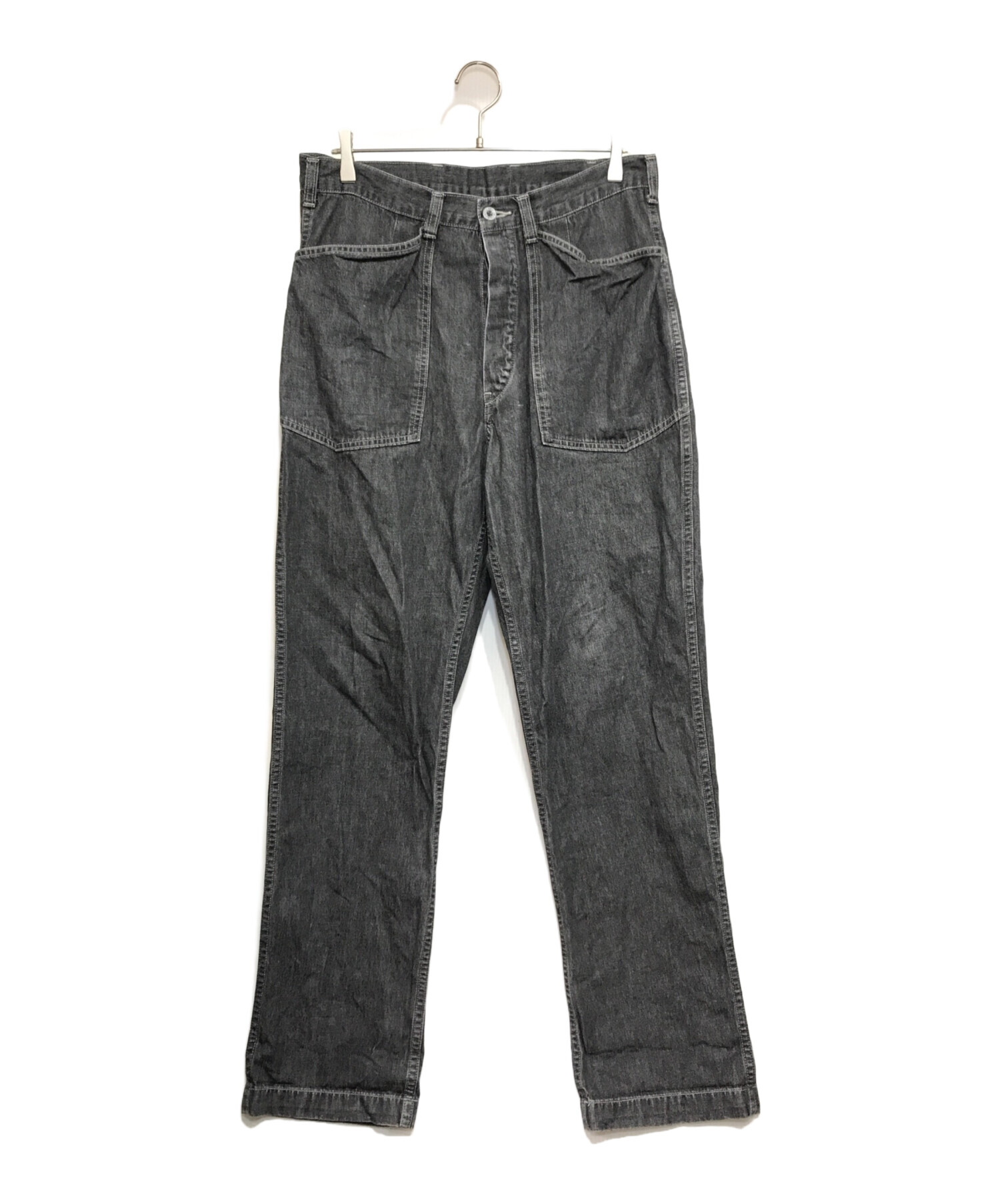 テンダーロイン tenderloin デニムトラウザー デニムパンツ ブラック 中古・古着通販】TENDERLOIN (テンダーロイン) DENIM TROUSERS