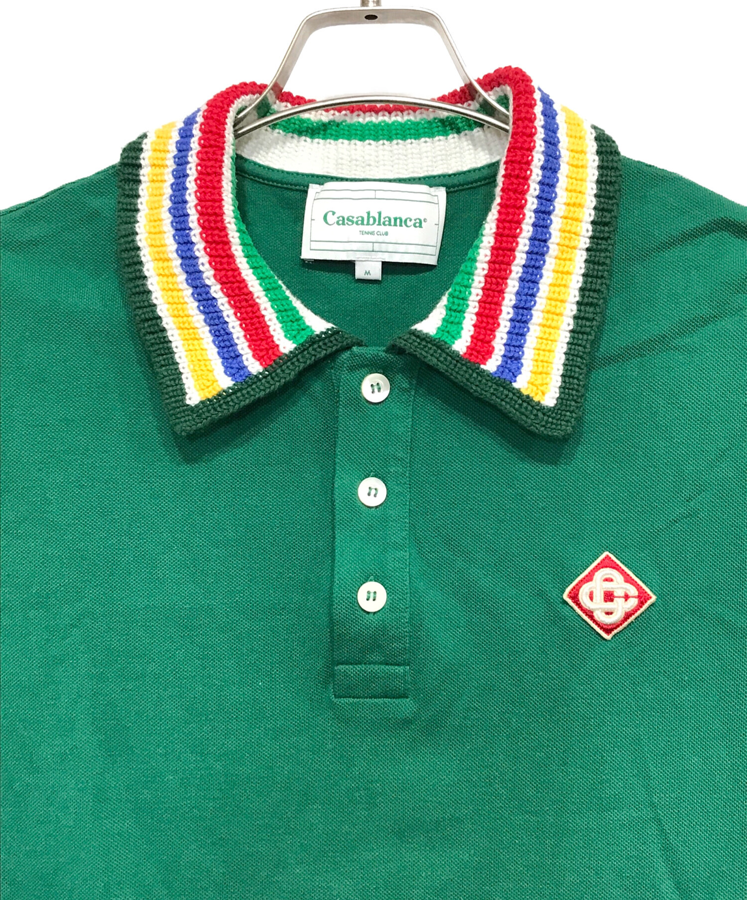 中古・古着通販】CASABLANCA (カサブランカ) デザインカラーポロシャツ