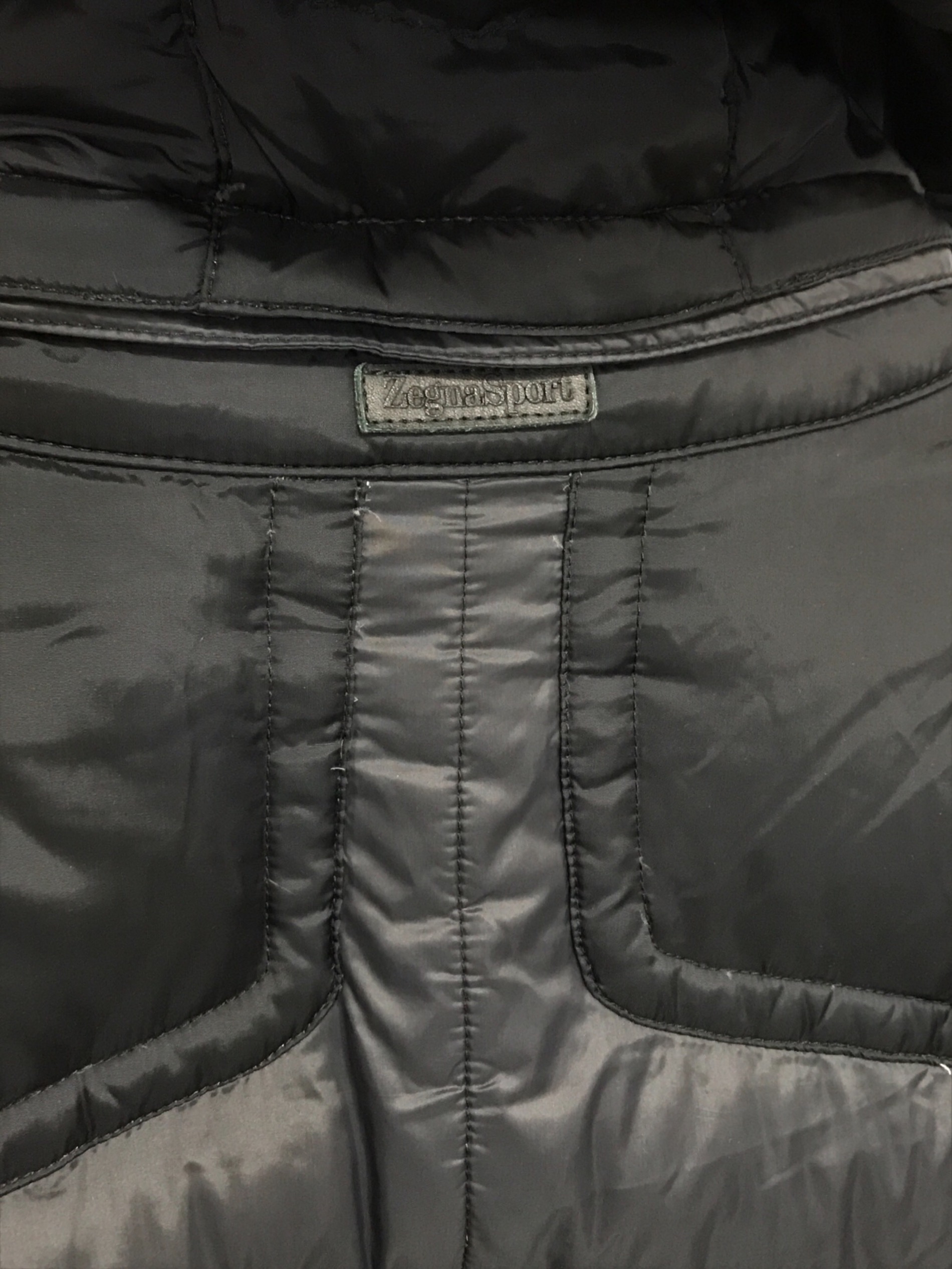 【未使用・タグ付】ゼニアスポーツ　ナイロンジャケット　XL ブラック　高機能 Zegna Sport（ゼニア スポーツ）ブルゾン 黒 サイズ:S メンズ