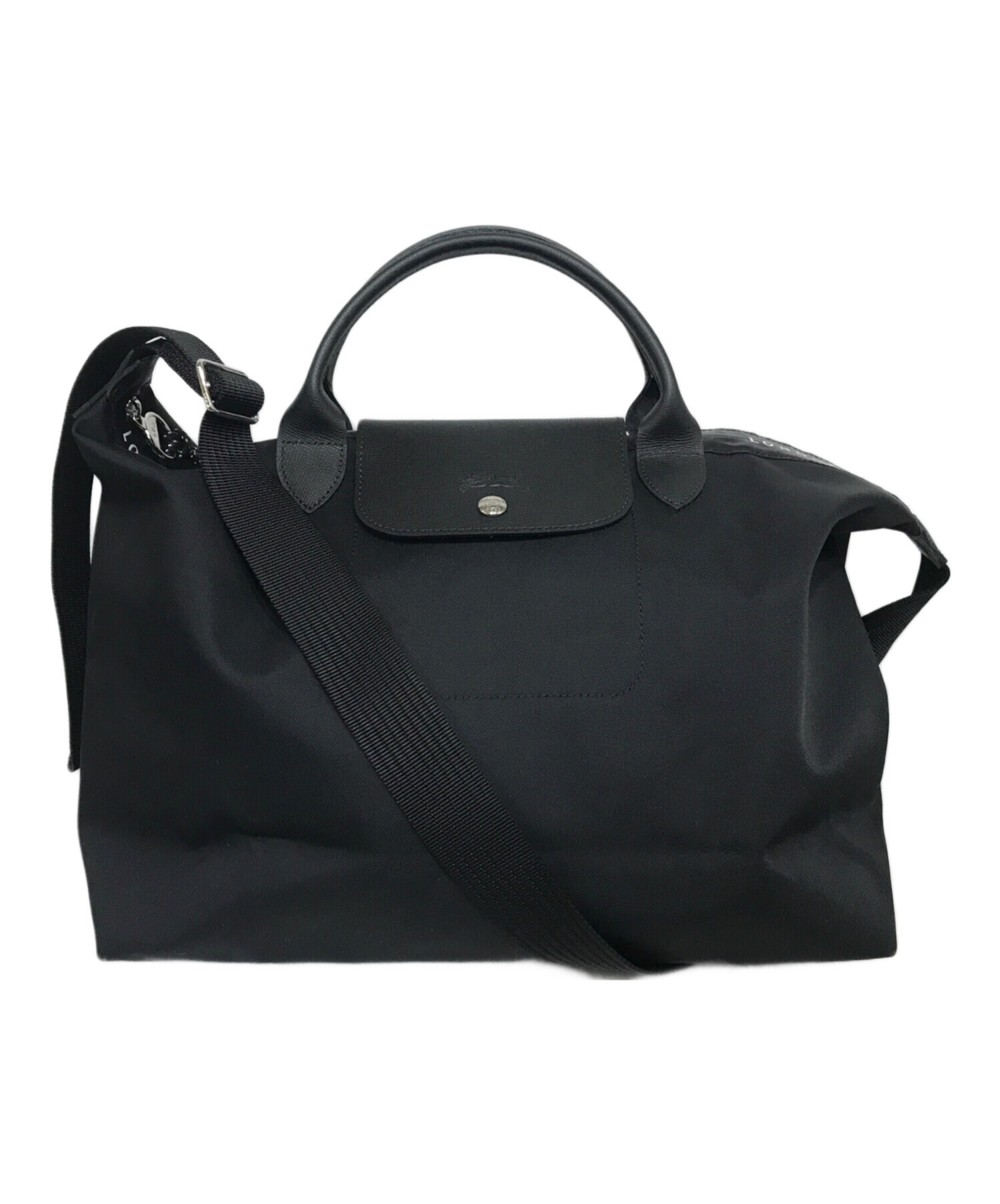 ★新品★ロンシャンエナジ−2way ブラック 中古・古着通販】LONGCHAMP (ロンシャン) エナジーXL 2WAYショルダー
