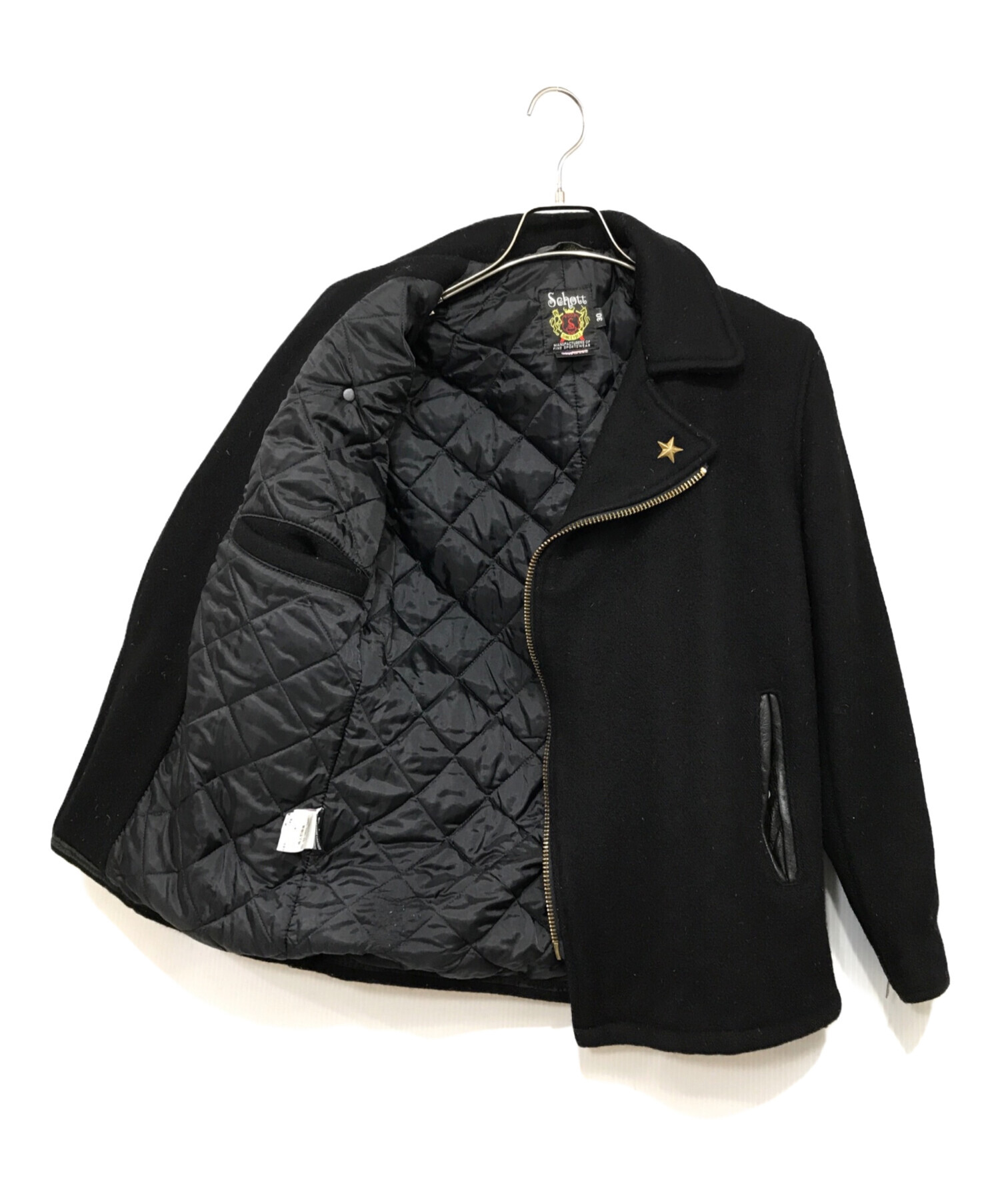 中古・古着通販】Schott (ショット) ウールライダースジャケット 