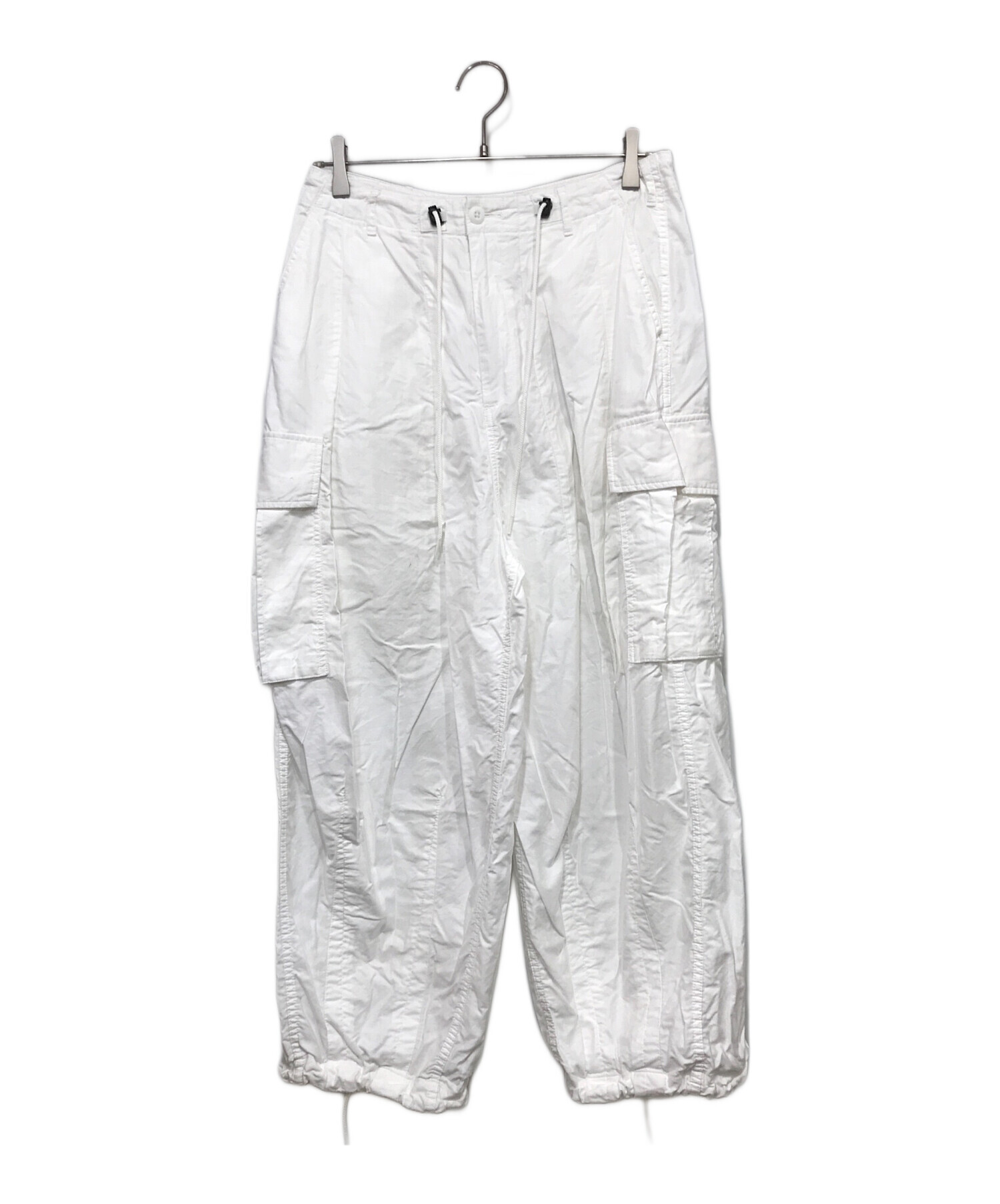 【レア】Needles ヒザデル パンツ ホワイト 中古・古着通販】Needles (ニードルズ) H.D. Pant BDU ヒザデルパンツ