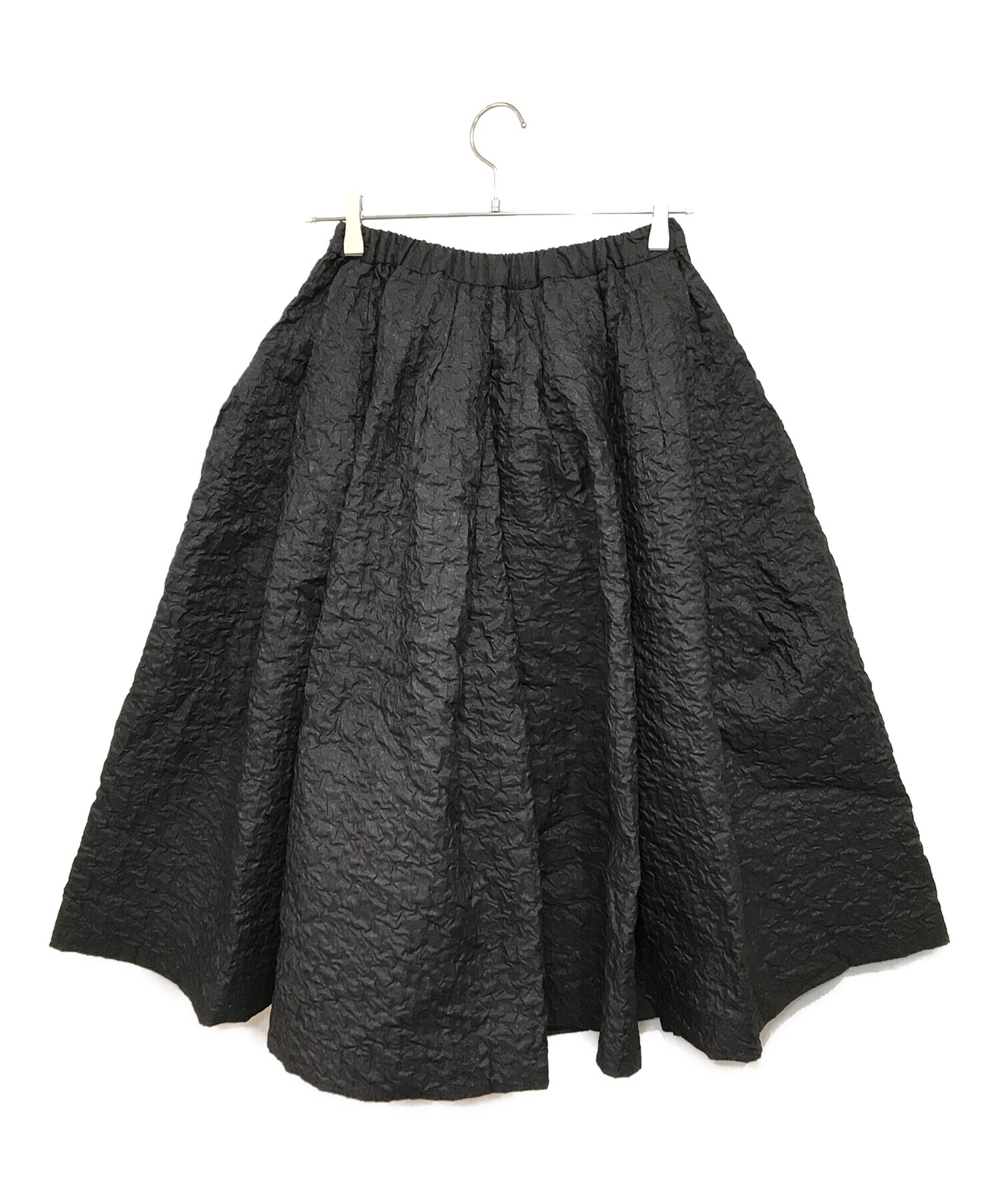 未使用タグ付き hyeon ヘヨン スワンスカート ブラック S 黒 ボリューム 新品タグ付き】HYEON swan skirt ブラック S