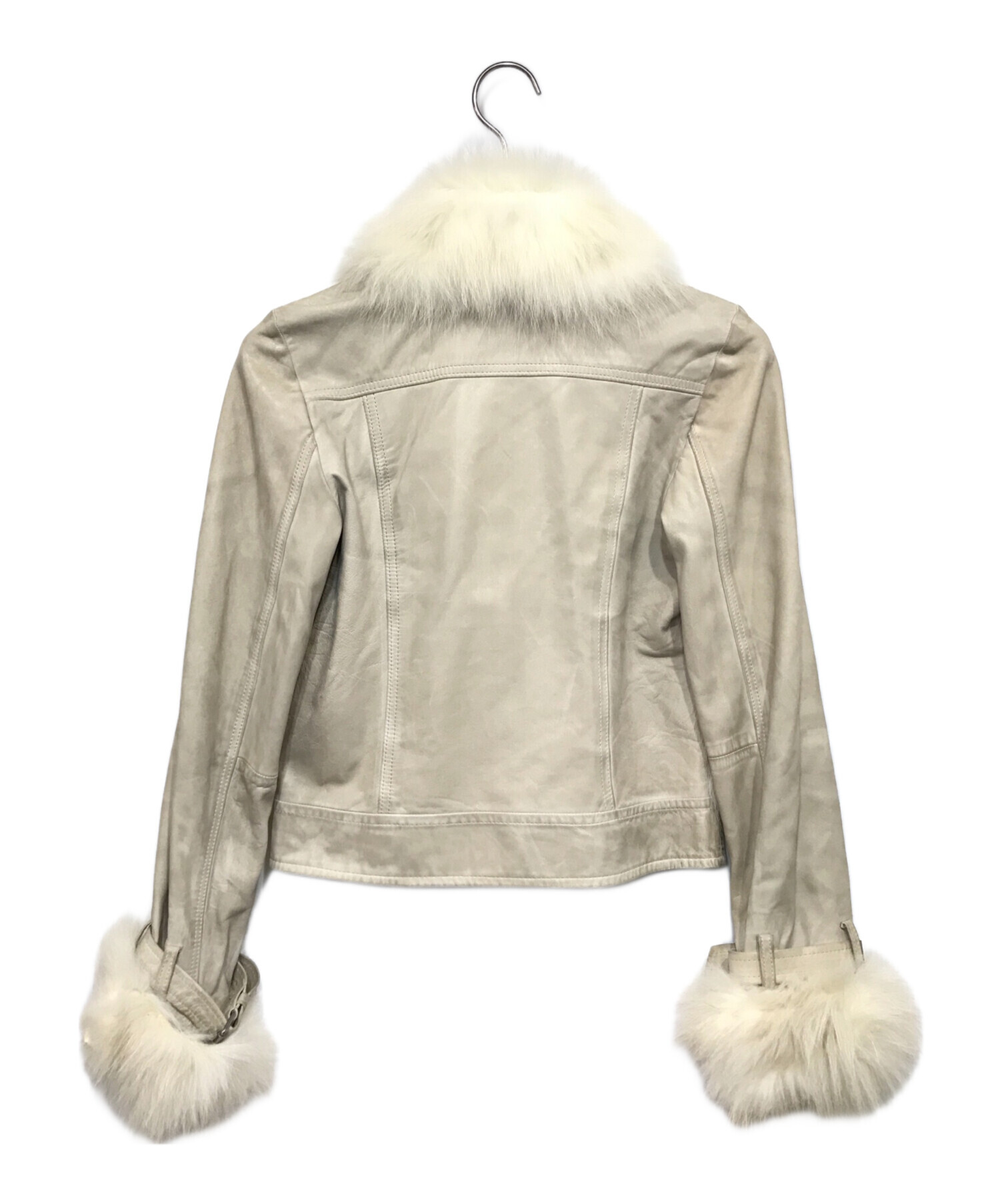 BURBERRY BLUE LABEL ミンク ファー付きジャケット 38 中古・古着通販】BURBERRY BLUE LABEL (バーバリーブルーレーベル