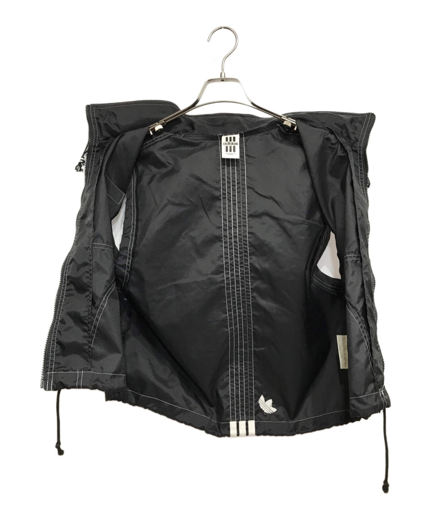 中古・古着通販】adidas (アディダス) ナイロンベスト ブラック サイズ 