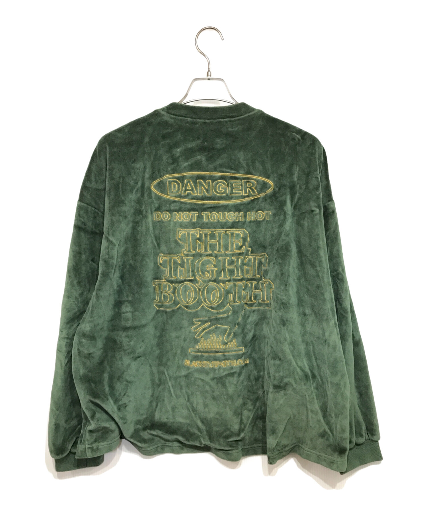 TIGHTBOOTH × BLACKEYEPATCH ベロア XL BlackEyePatch×TIGHTBOOTH