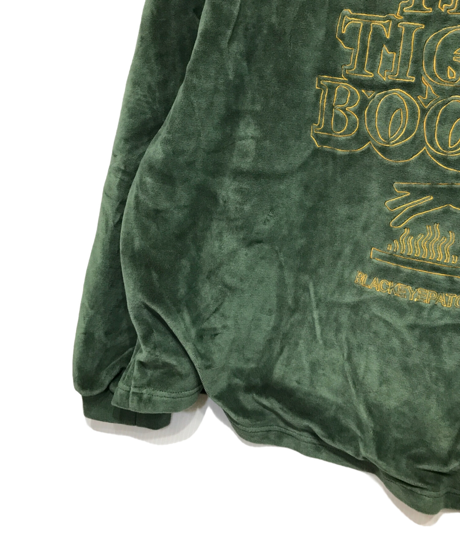 TightBooth ベロア ロンT セット TIGHTBOOTH black eye patch コラボ