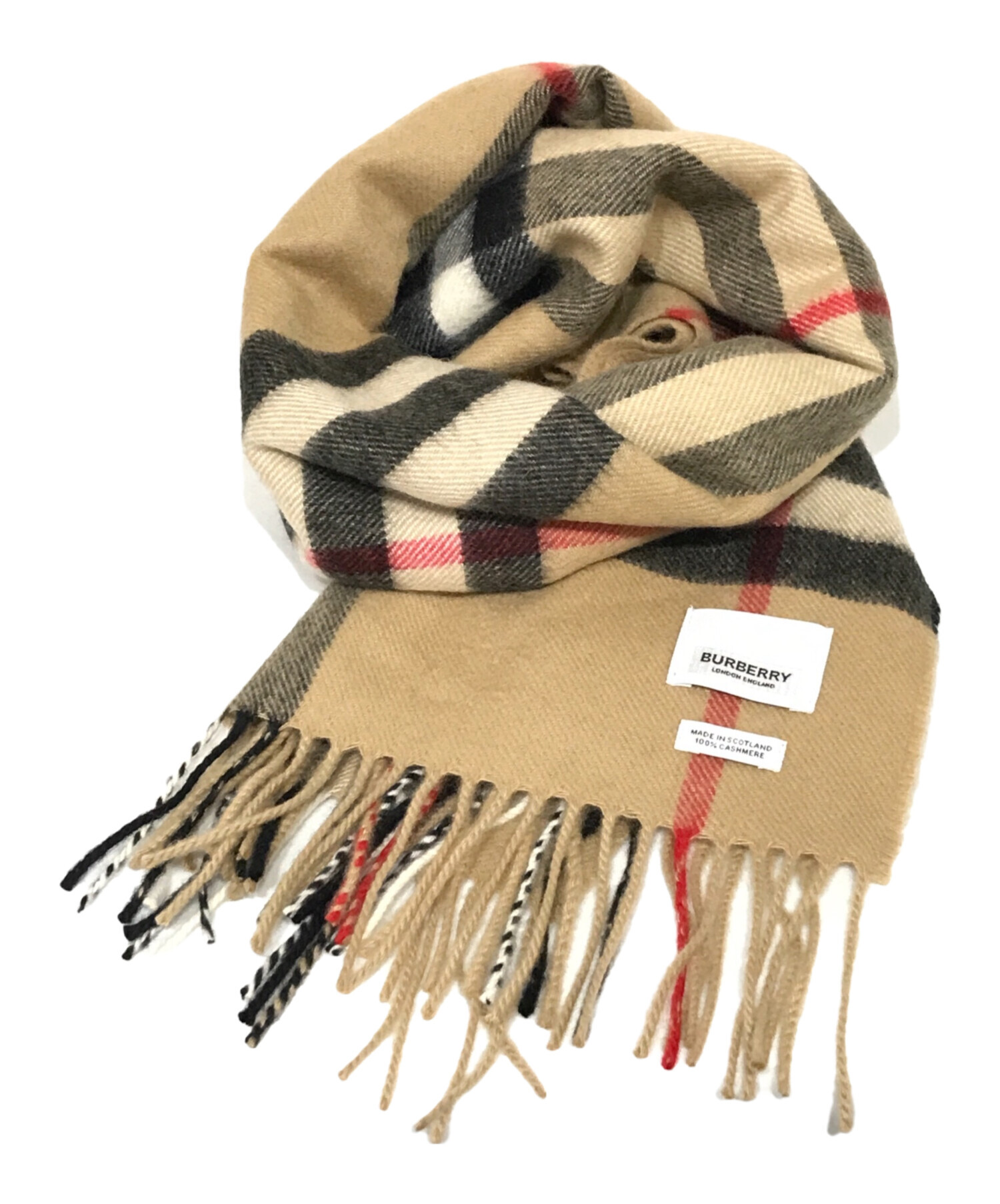 中古・古着通販】BURBERRY (バーバリー) ノバチェックカシミヤストール