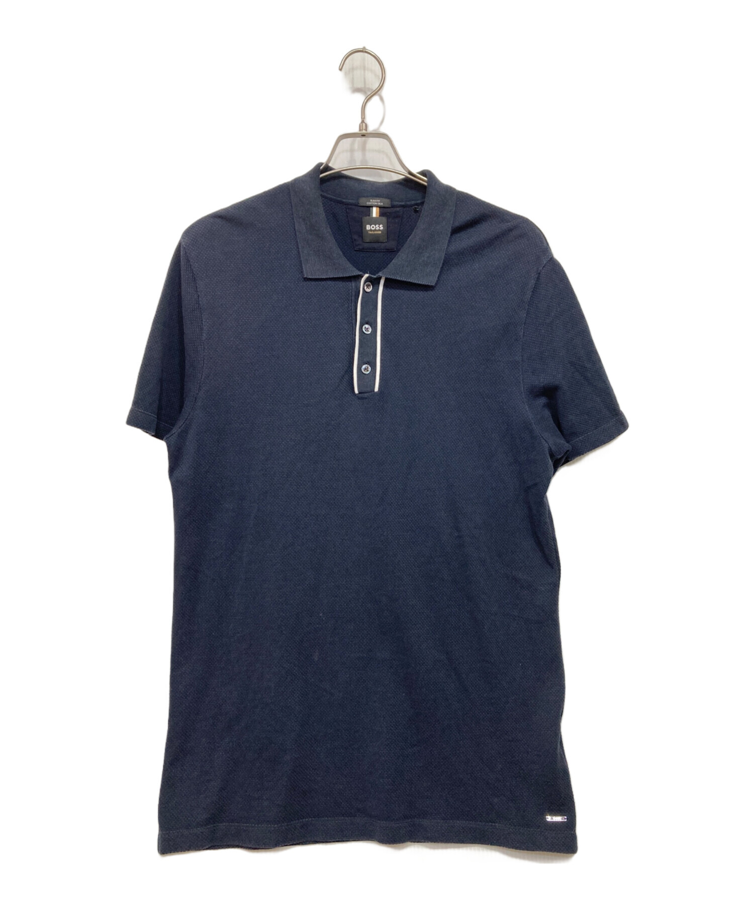 中古・古着通販】HUGO BOSS (ヒューゴ ボス) コットンシルクポロシャツ 