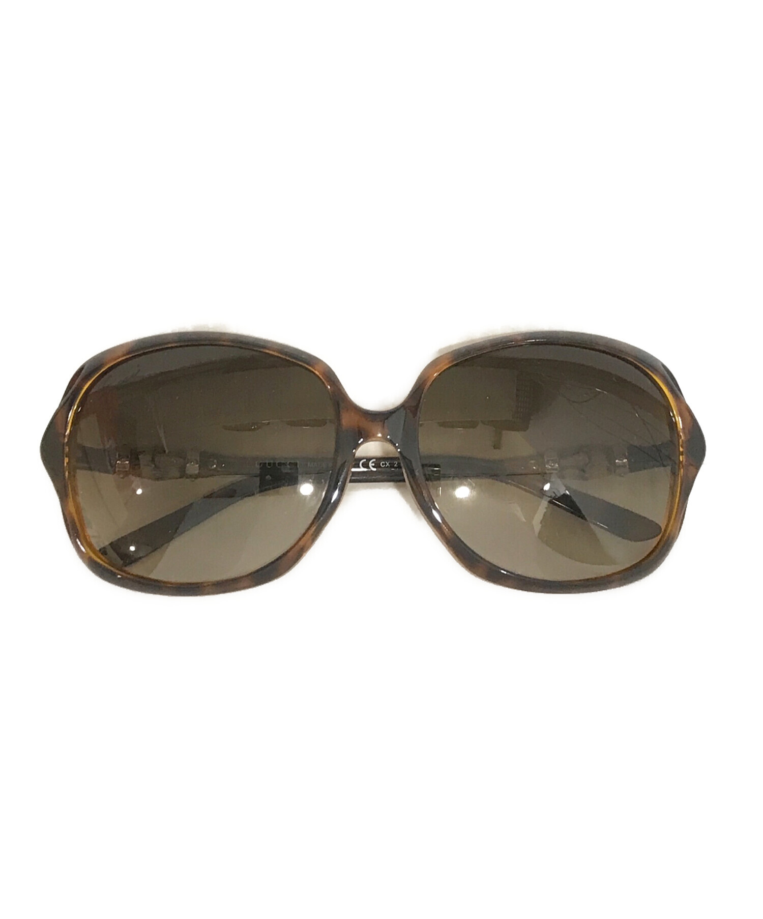 中古・古着通販】GUCCI (グッチ) バンブーサングラス ブラウン サイズ