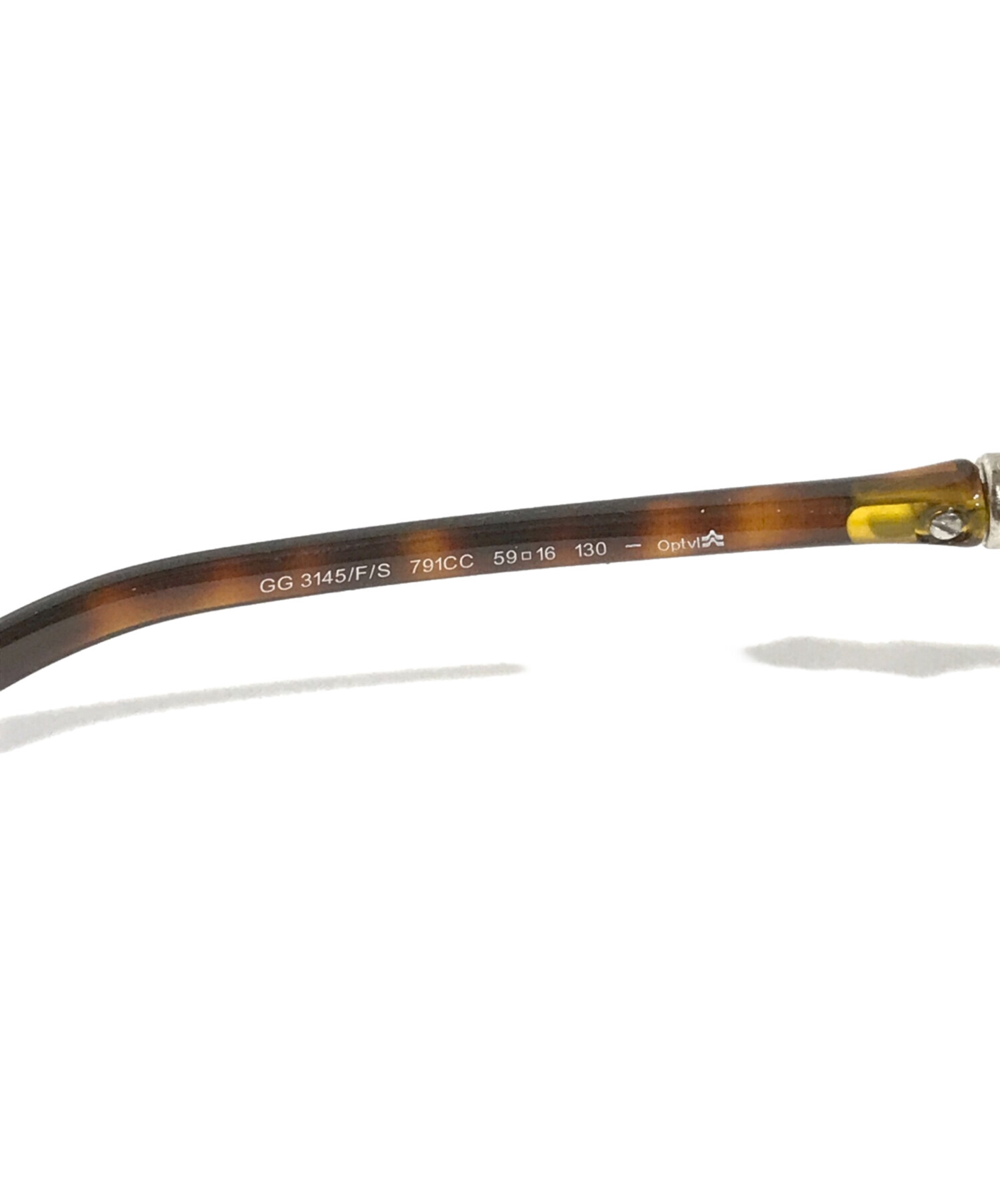 中古・古着通販】GUCCI (グッチ) バンブーサングラス ブラウン サイズ