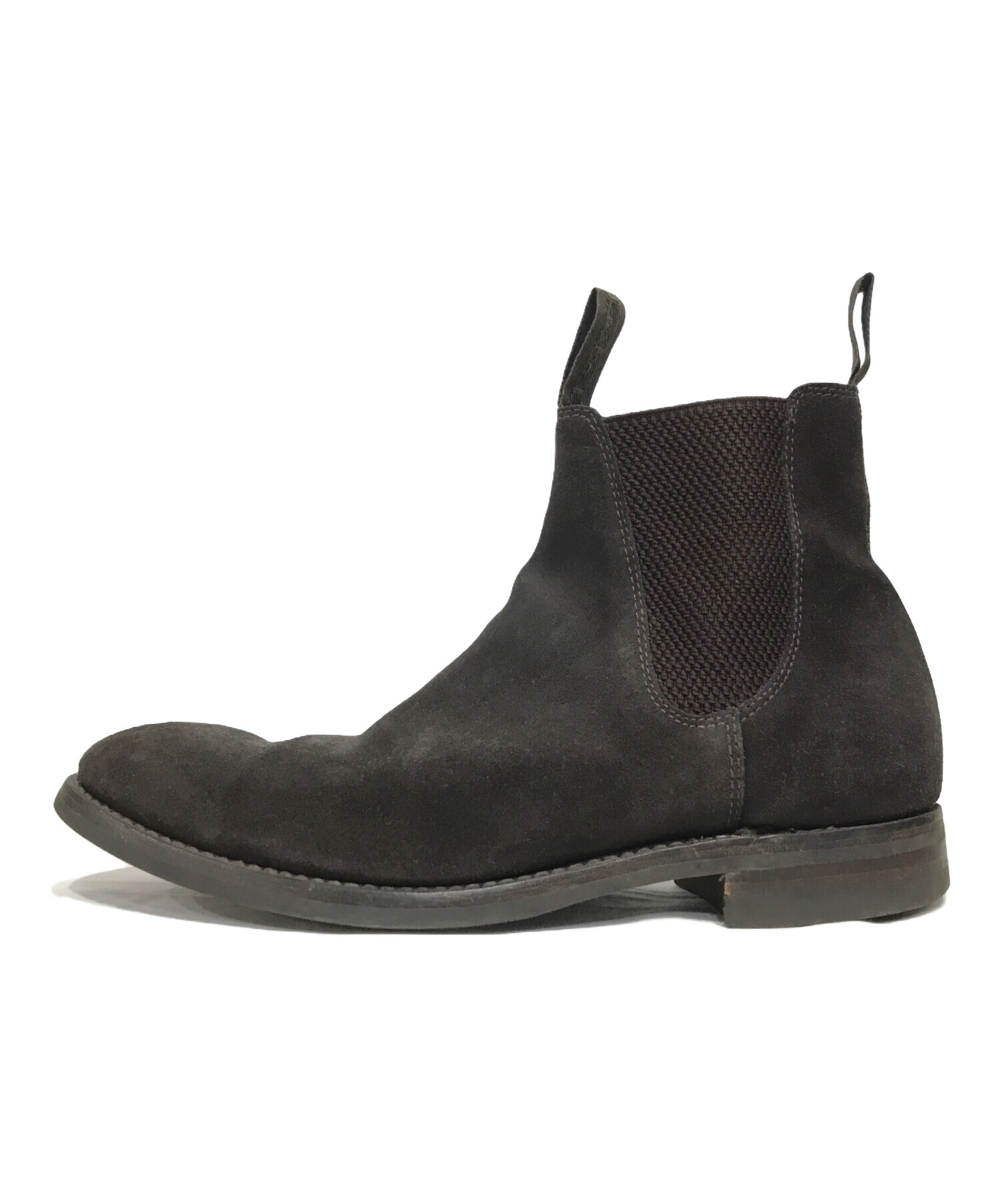 中古・古着通販】LOAKE (ローク) スエードサイドゴアブーツ ブラウン