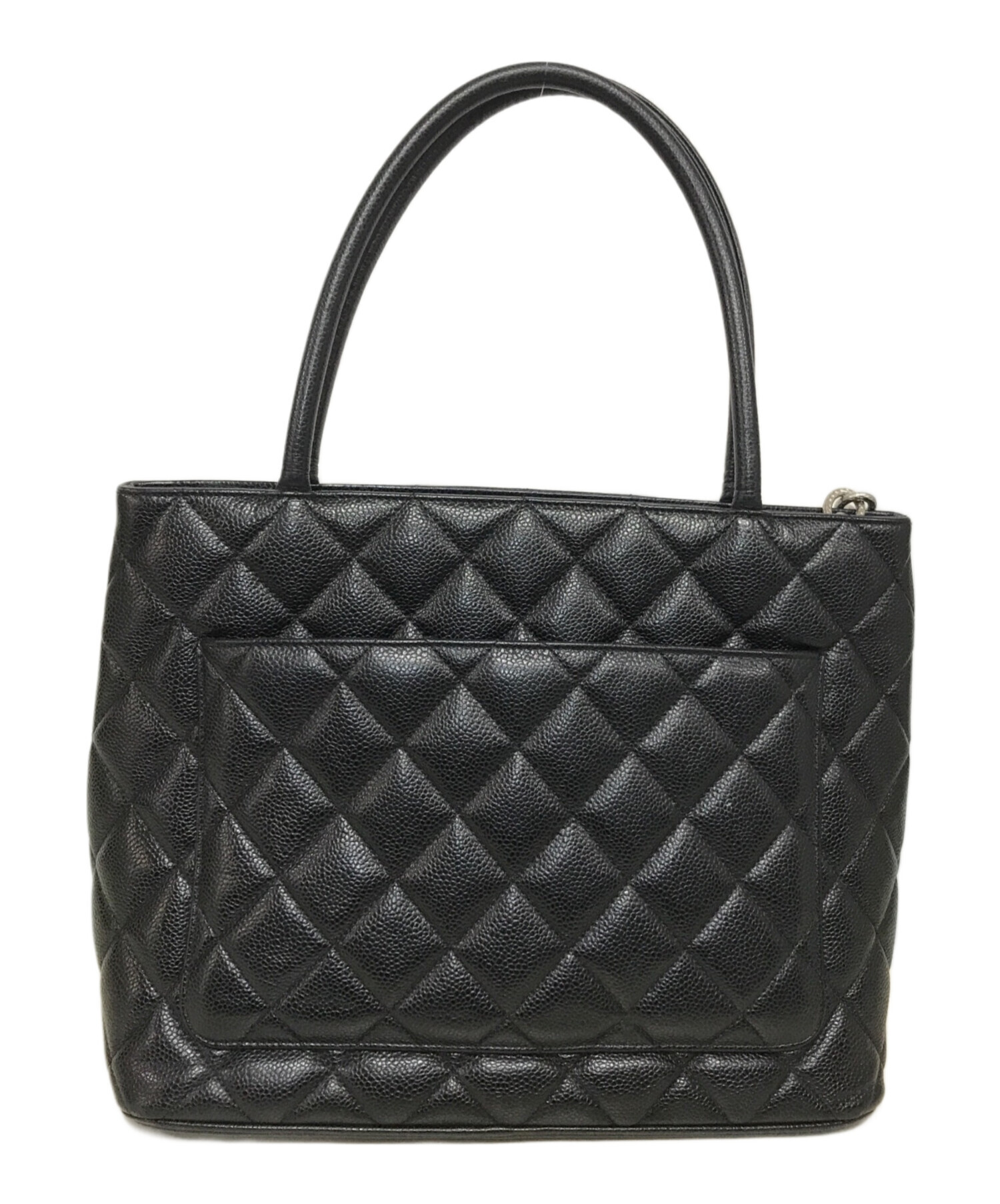 中古・古着通販】CHANEL (シャネル) キャビアスキンマトラッセトート 