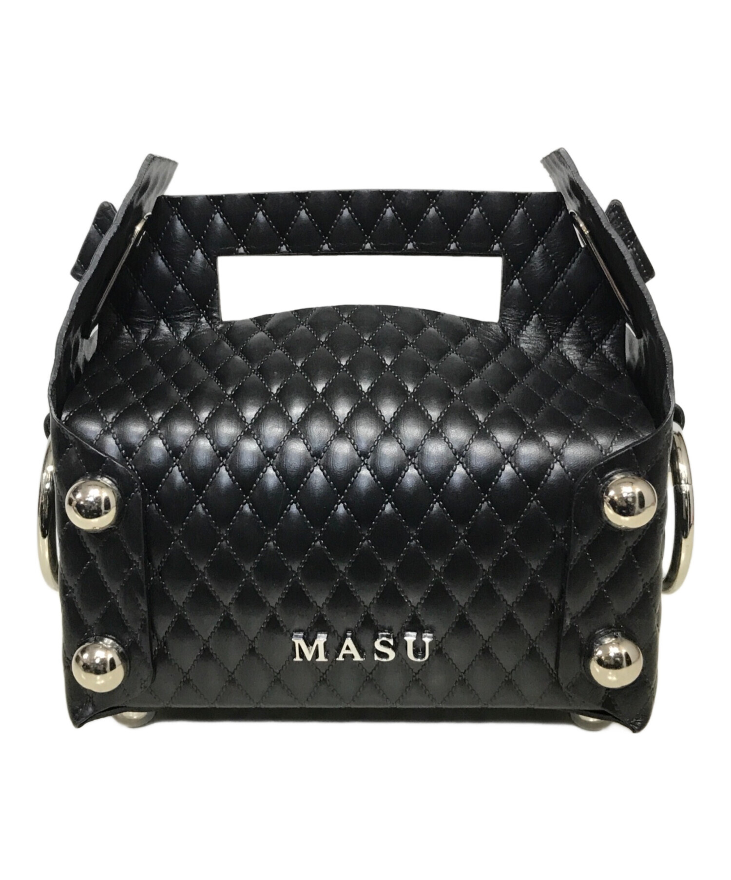 中古・古着通販】masu (エムエーエスユー) LEATHER CAKE MINI BAG 