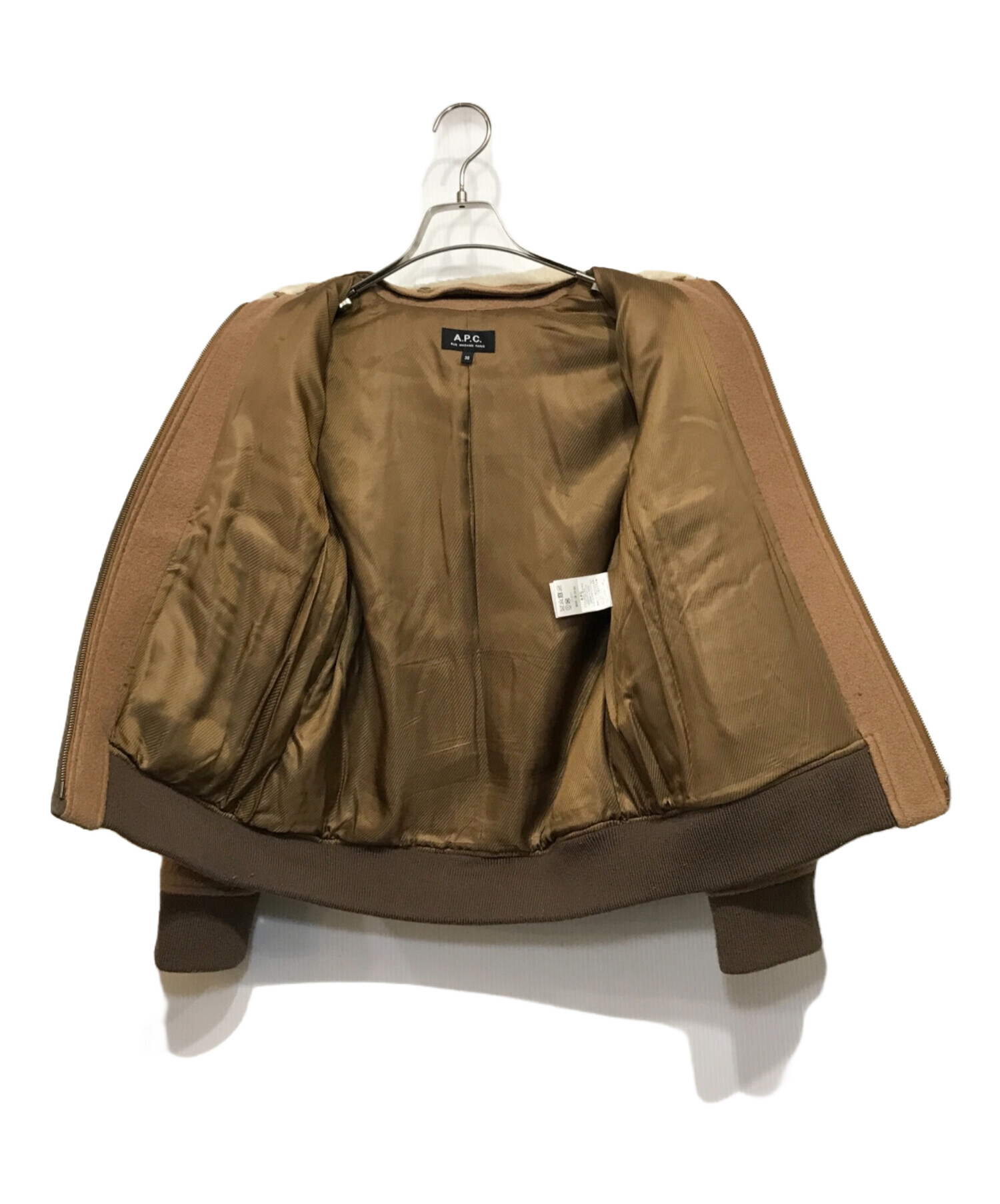 A.P.C. ブラウンジャケット サイズ36 A.P.C. ブラウンジャケット 