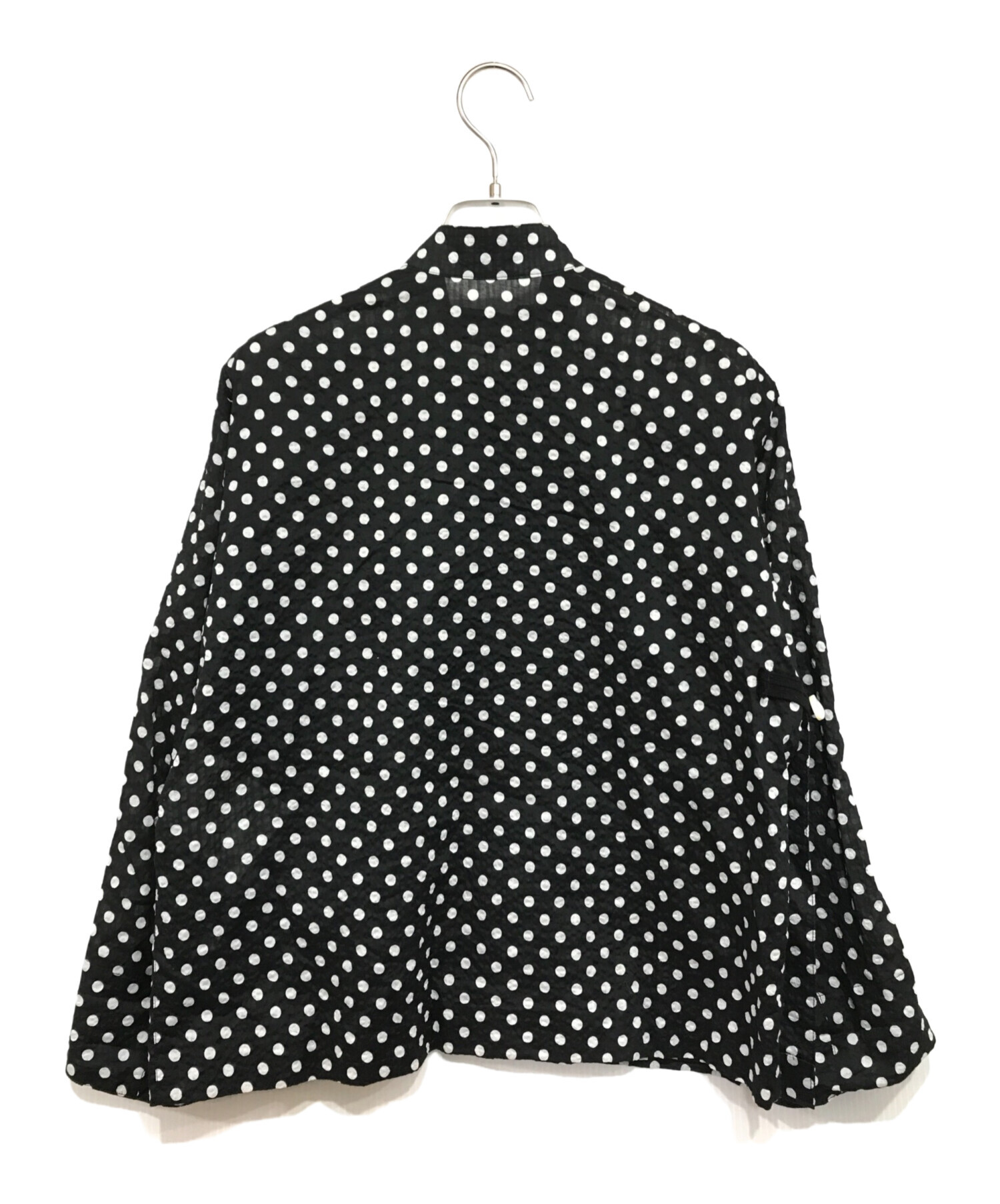 ブラックコムデギャルソン フリルシャツ ドレスシャツ ドット柄 長袖 中古・古着通販】tricot COMME des GARCONS (トリココムデギャルソン