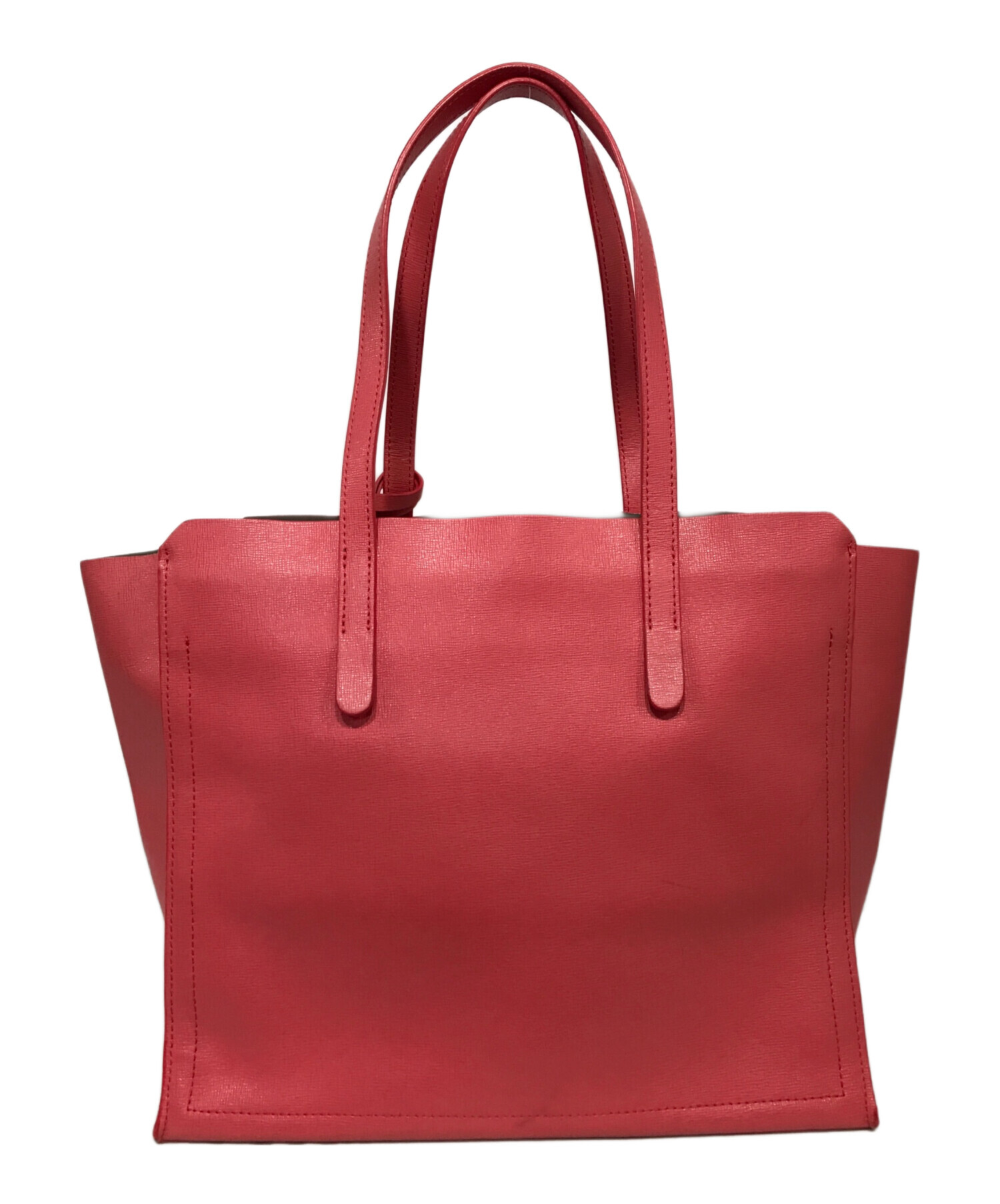 中古・古着通販】FURLA (フルラ) チャーム付きトートバッグ レッド 