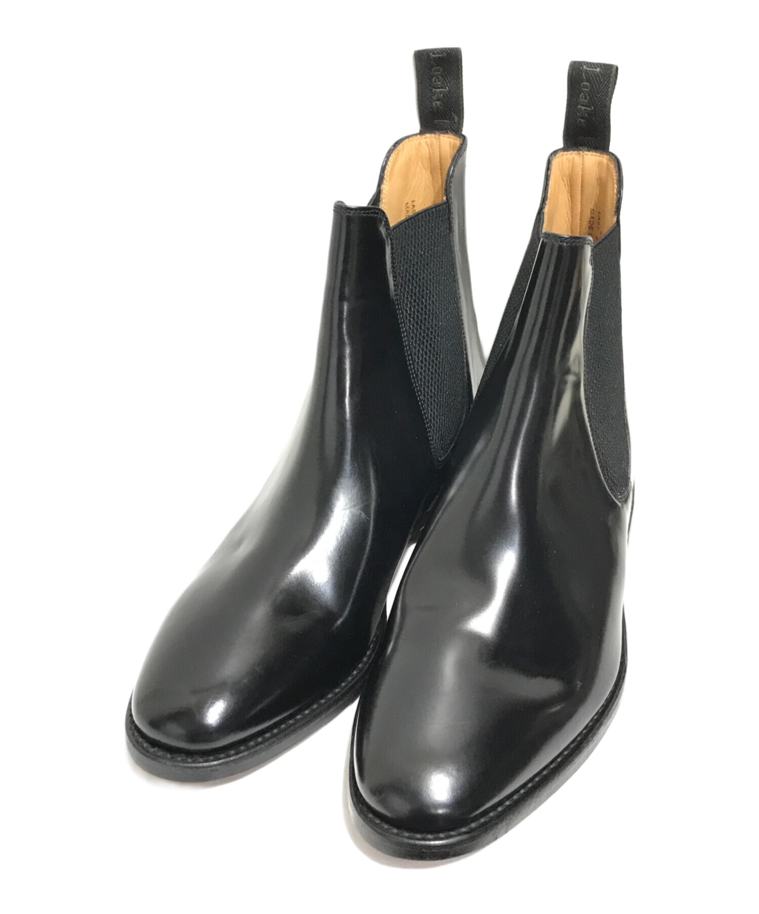 中古・古着通販】LOAKE (ローク) サイドゴアブーツ ブラック サイズ:7 