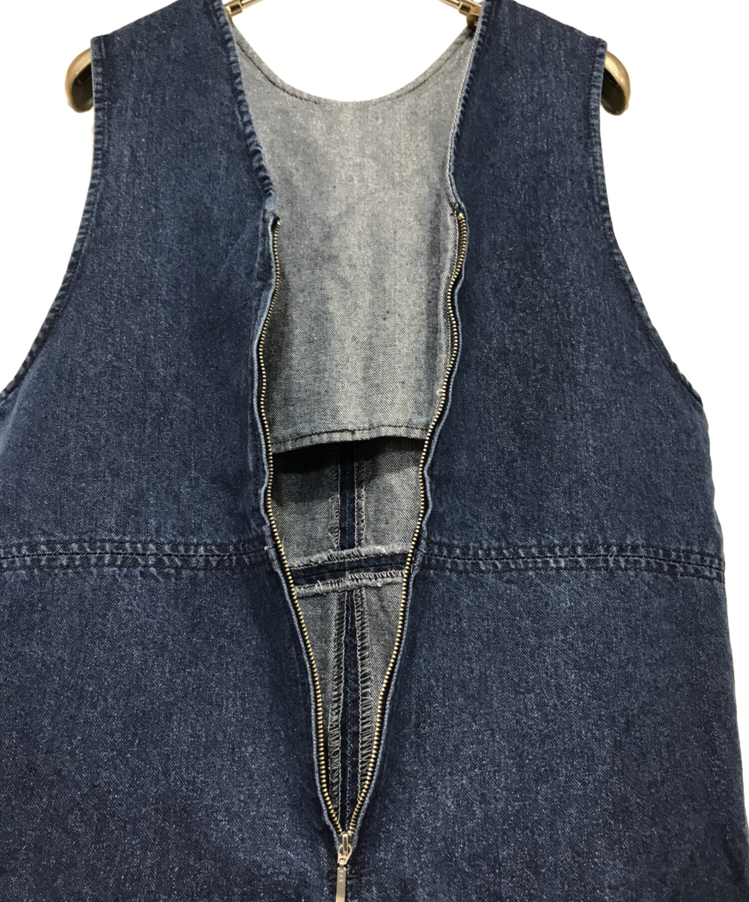 hwyl グリッター　デニム　コンビネゾン　サロペット　未使用品　レディース 中古・古着通販】hwyl (ヒュイル) グリッターデニムサロペット