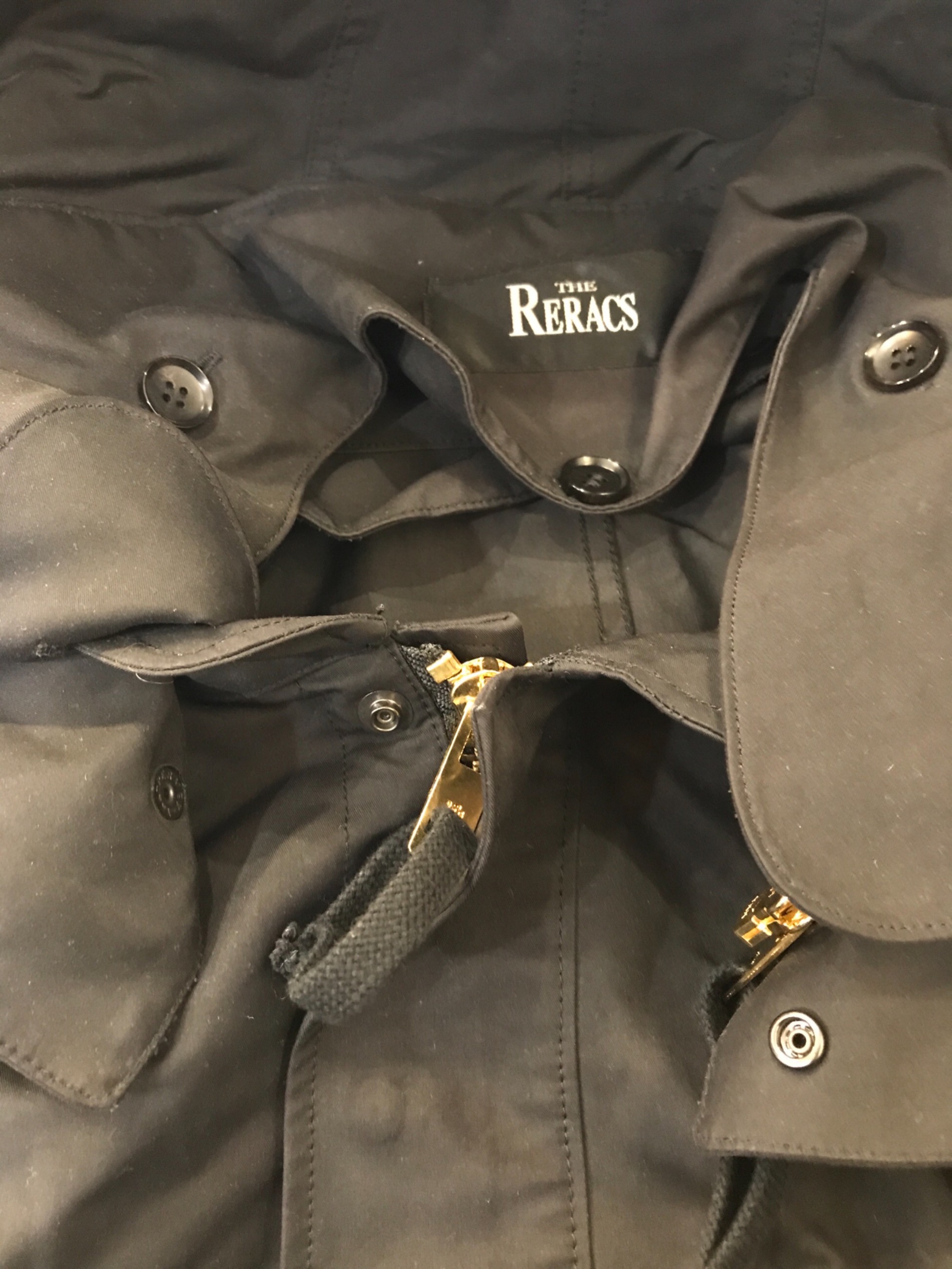 中古・古着通販】THE RERACS (ザ リラクス) モッズコート ネイビー