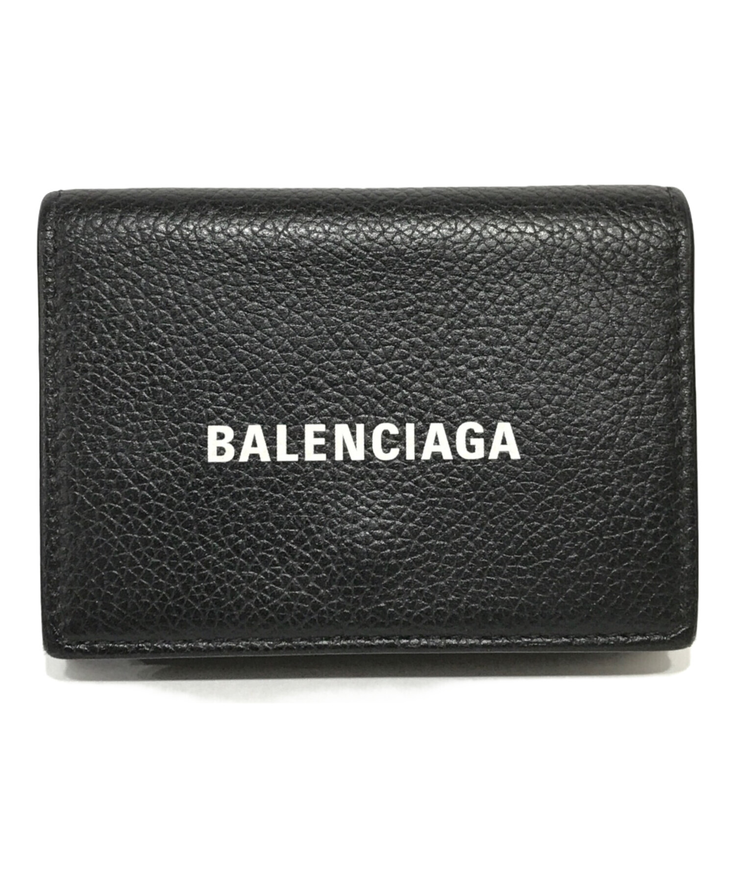 中古・古着通販】BALENCIAGA (バレンシアガ) 3つ折りロゴウォレット 
