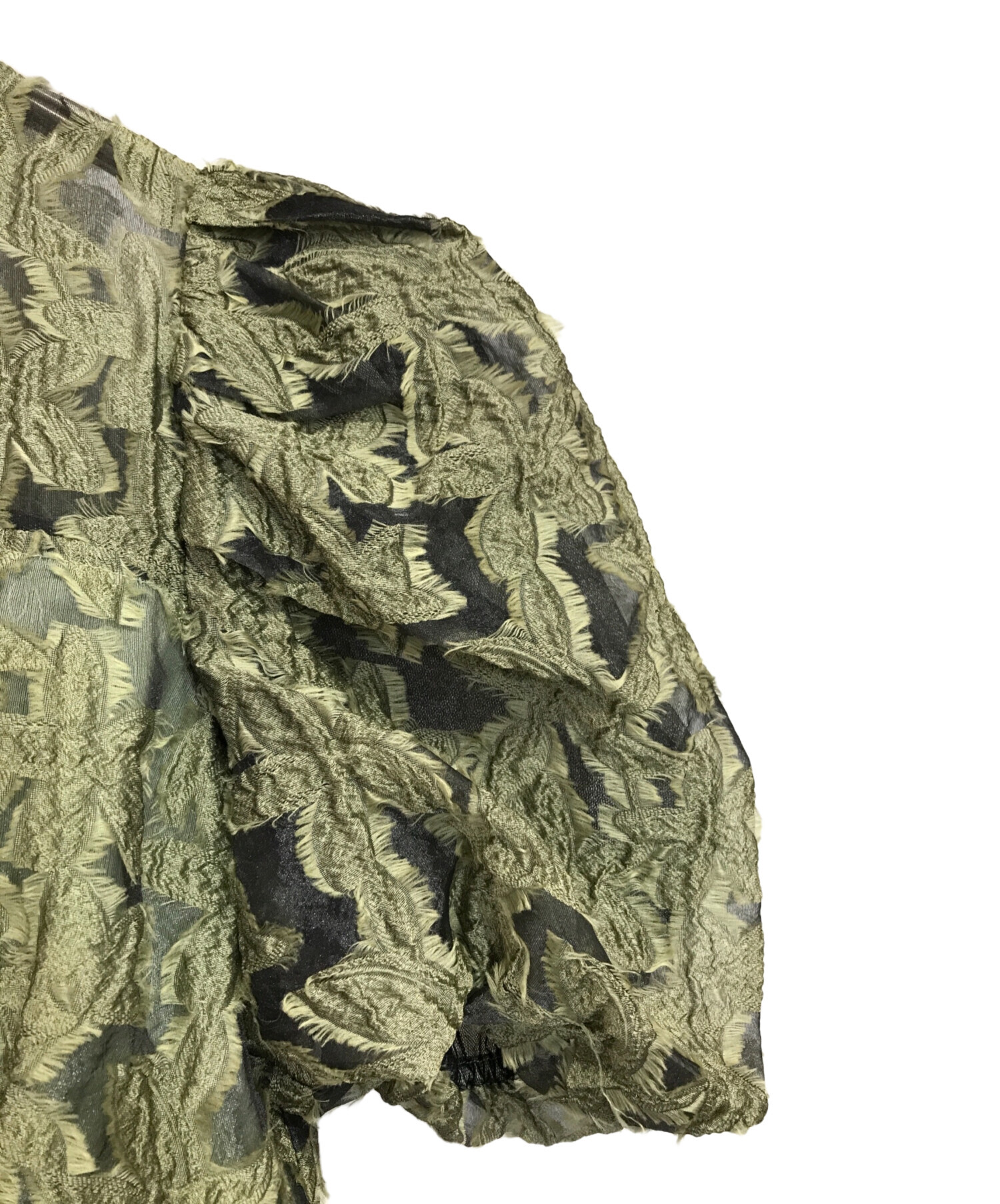 23SS 美品 LILYBROWN リリーブラウンシアージャガードワンピース LILY BROWN（リリーブラウン）の「シアージャガードワンピース