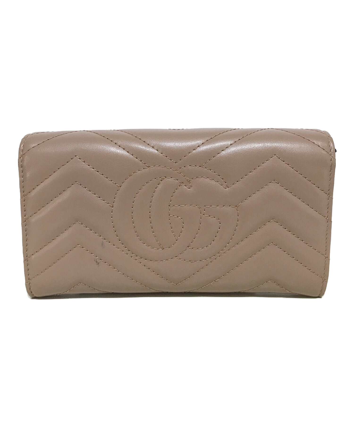 中古・古着通販】GUCCI (グッチ) ダブルG コンチネンタルウォレット  