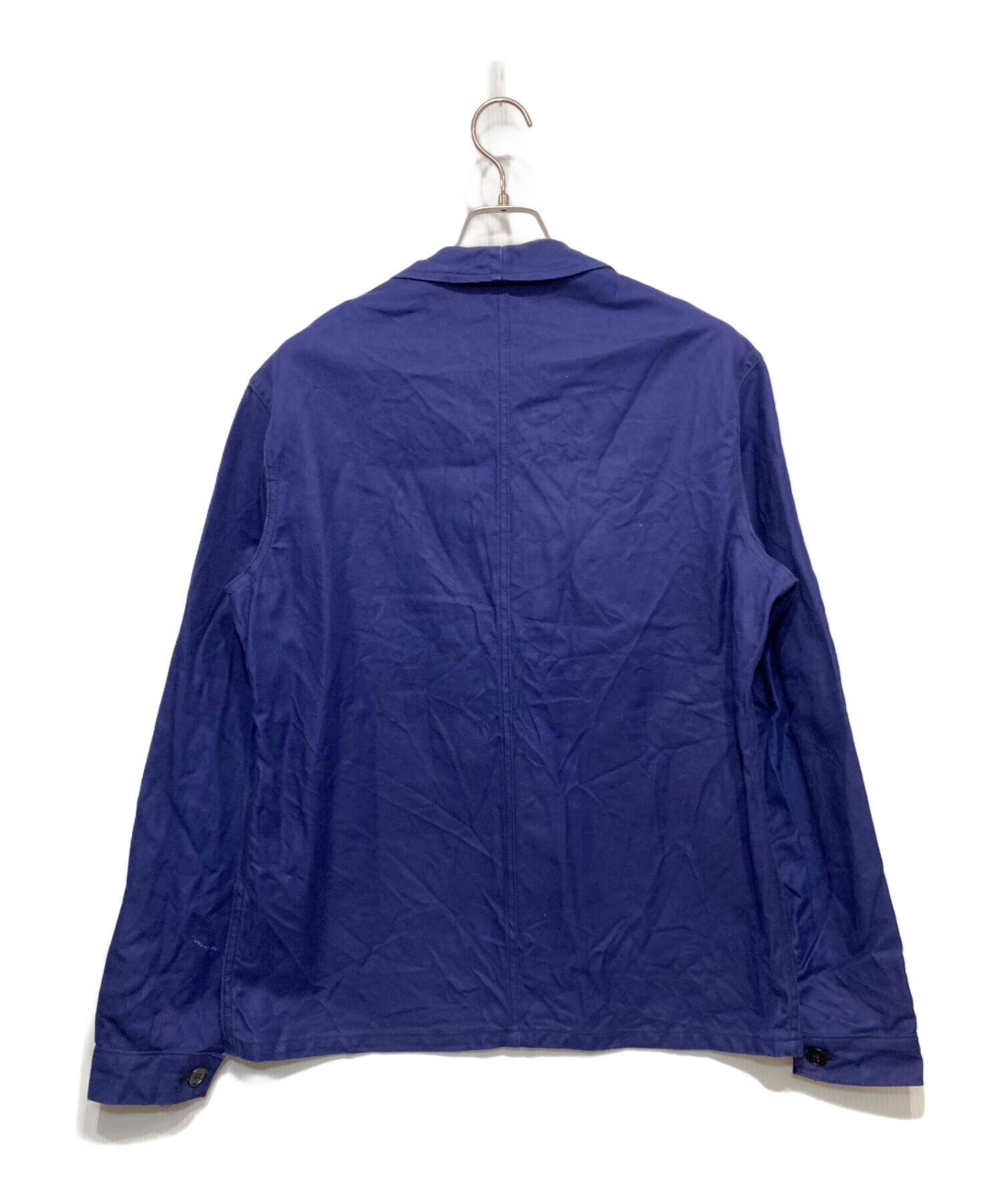 【vulcain】バルカン フレンチモールスキン カバーオール　ジャケット 50s Valcain French Work Vintage Fade Blue Coverall Jacket