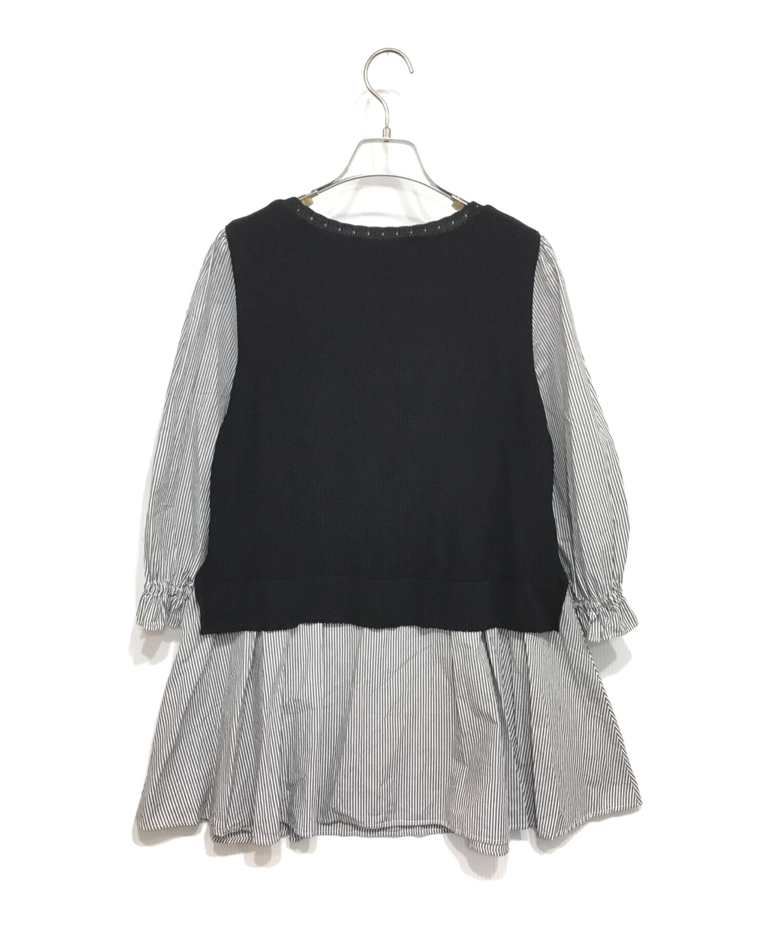 中古・古着通販】TO BE CHIC (トゥービーシック) ストライプブラウス