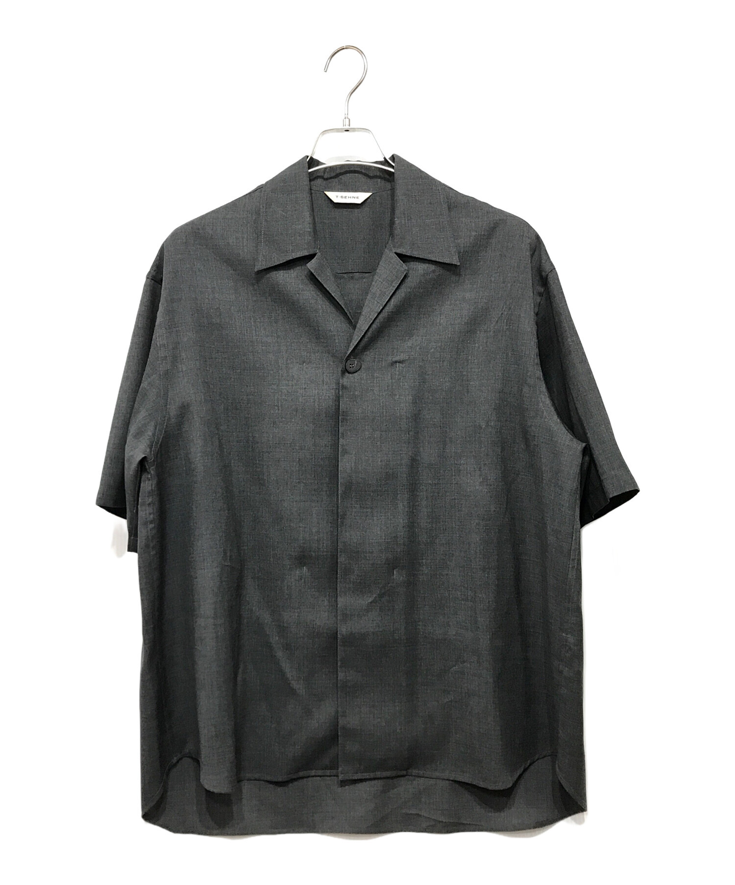 中古・古着通販】T/SEHNE (ティー セーヌ) 23ss shirt ウールモスリン