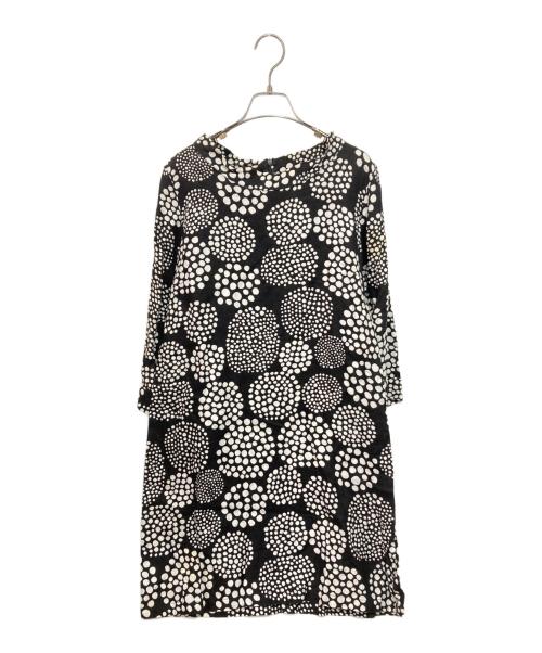 中古・古着通販】marimekko (マリメッコ) プケッティ柄膝丈ワンピース