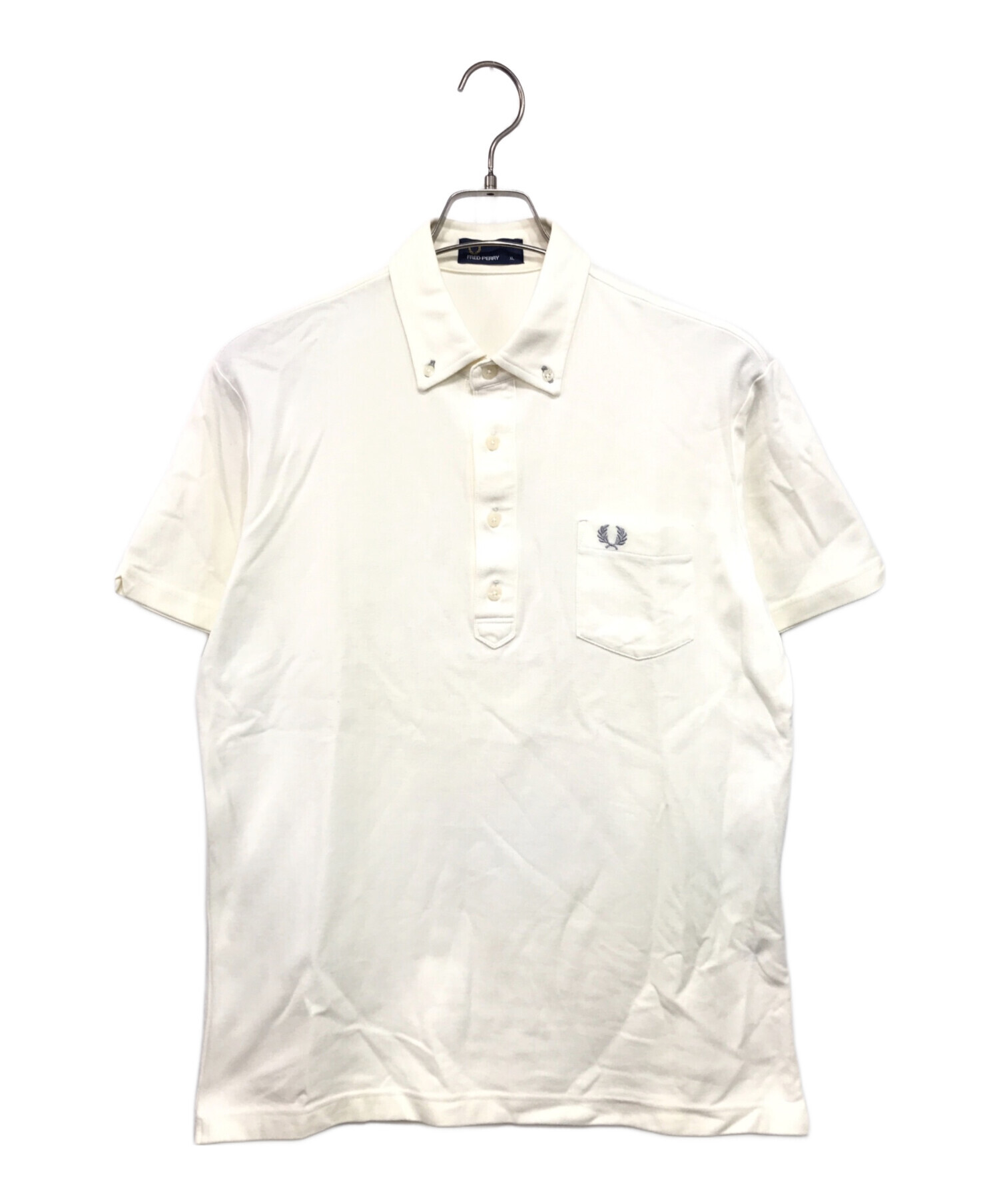 中古・古着通販】FRED PERRY (フレッドペリー) ポロシャツ ホワイト