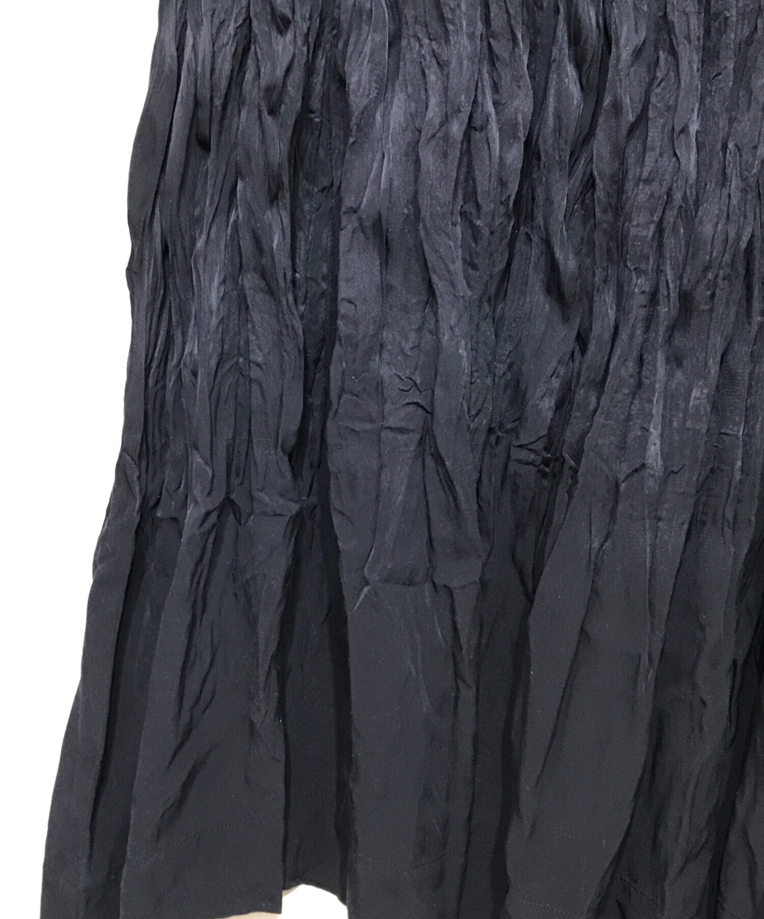 中古・古着通販】ISSEY MIYAKE (イッセイミヤケ) シワ加工スカート