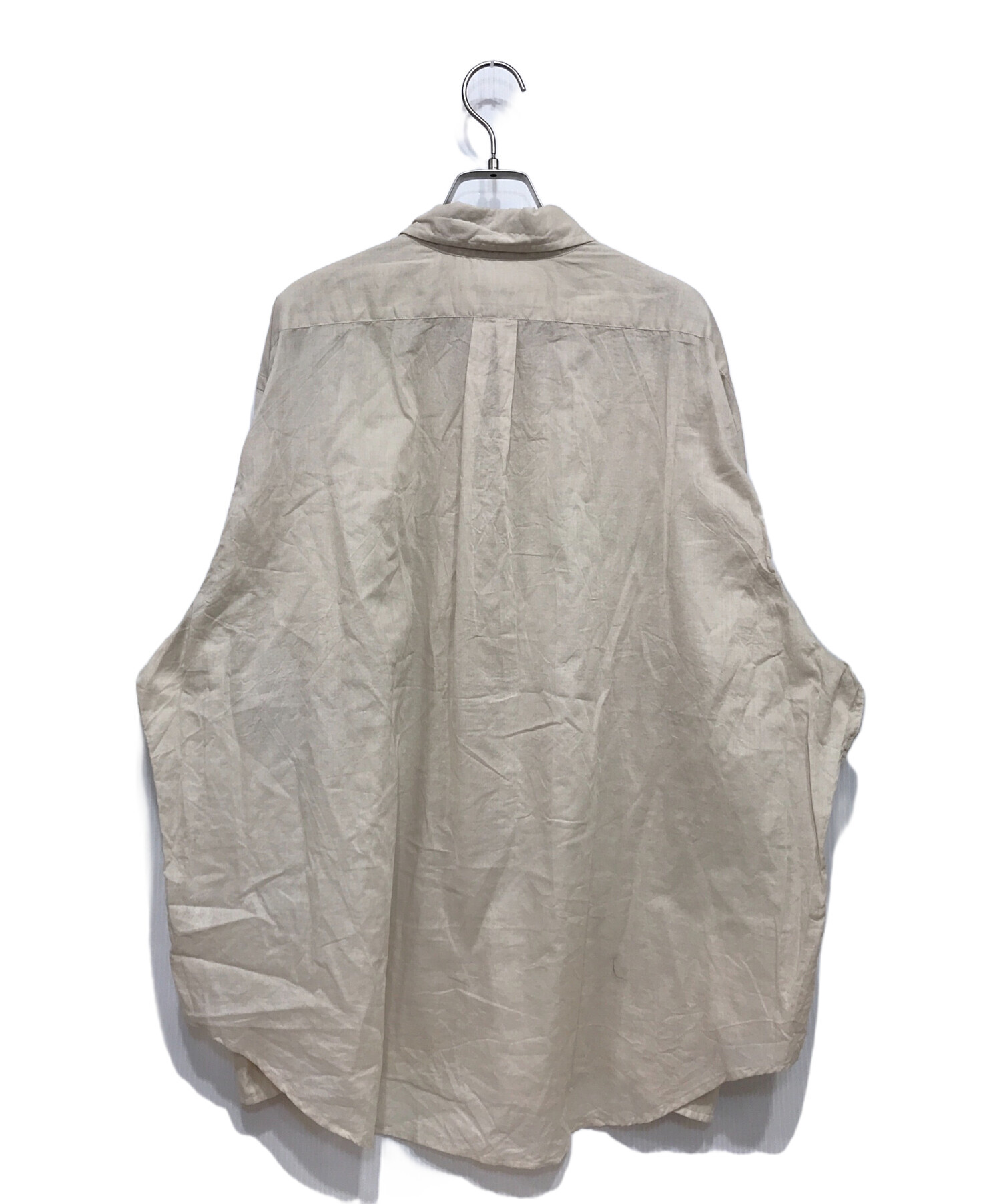中古・古着通販】Shinzone (シンゾーン) SHEER DADDY SHIRT ベージュ 