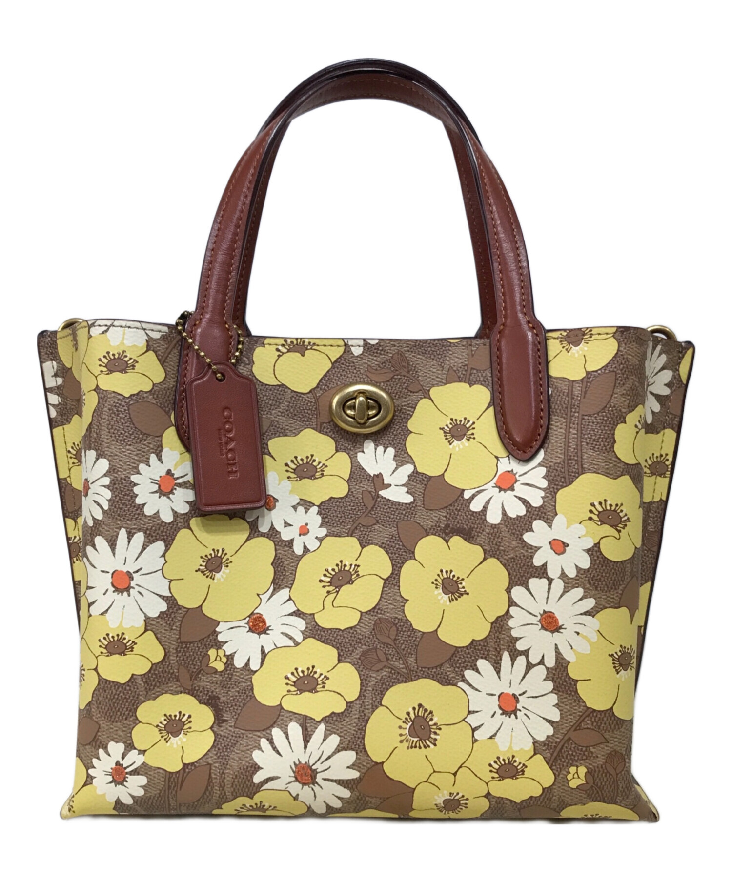 中古・古着通販】COACH (コーチ) ウィロウ トート 24 シグネチャー 